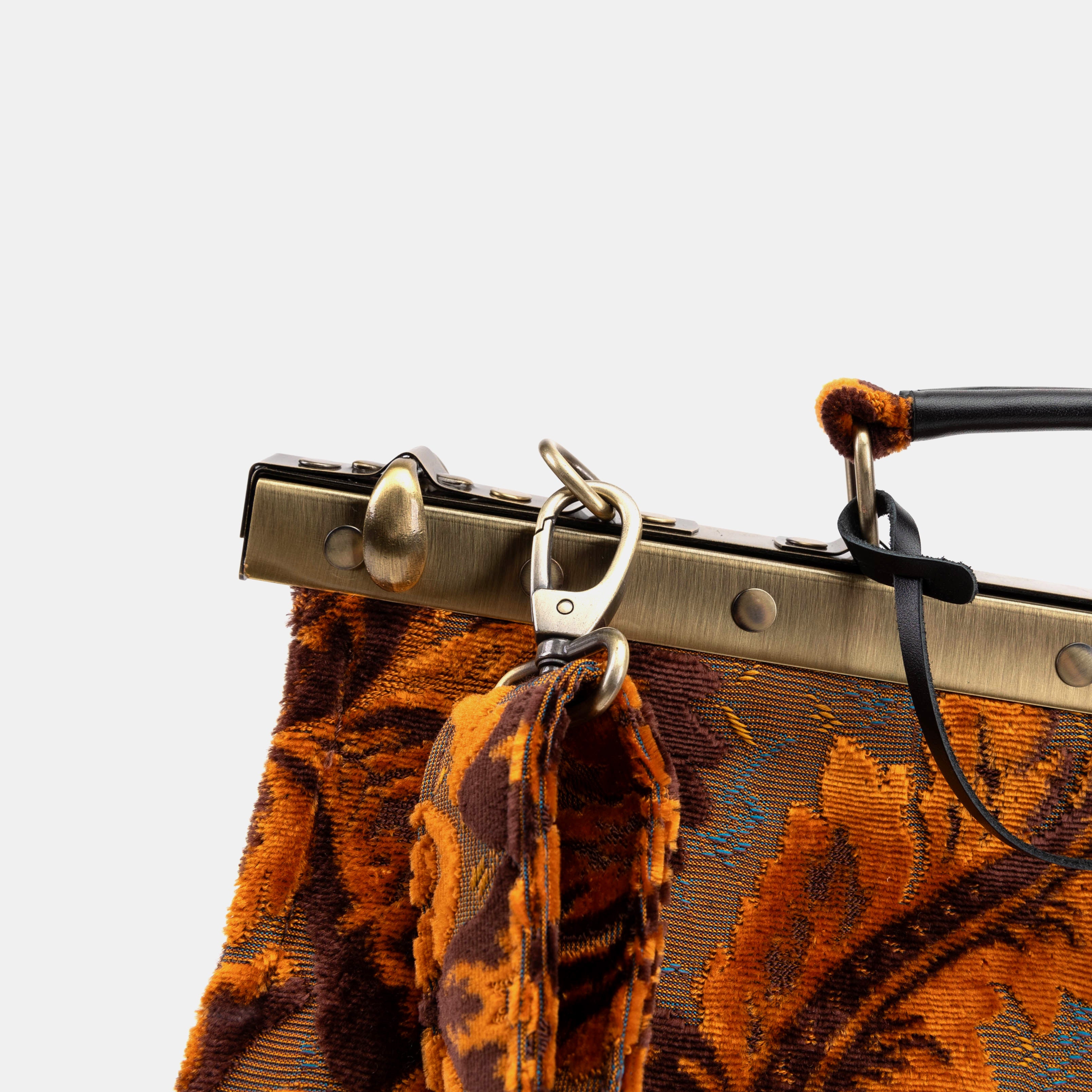 Burnout Velvet Revival Sienna Celine Carpet Gladstone Bag of America clasp