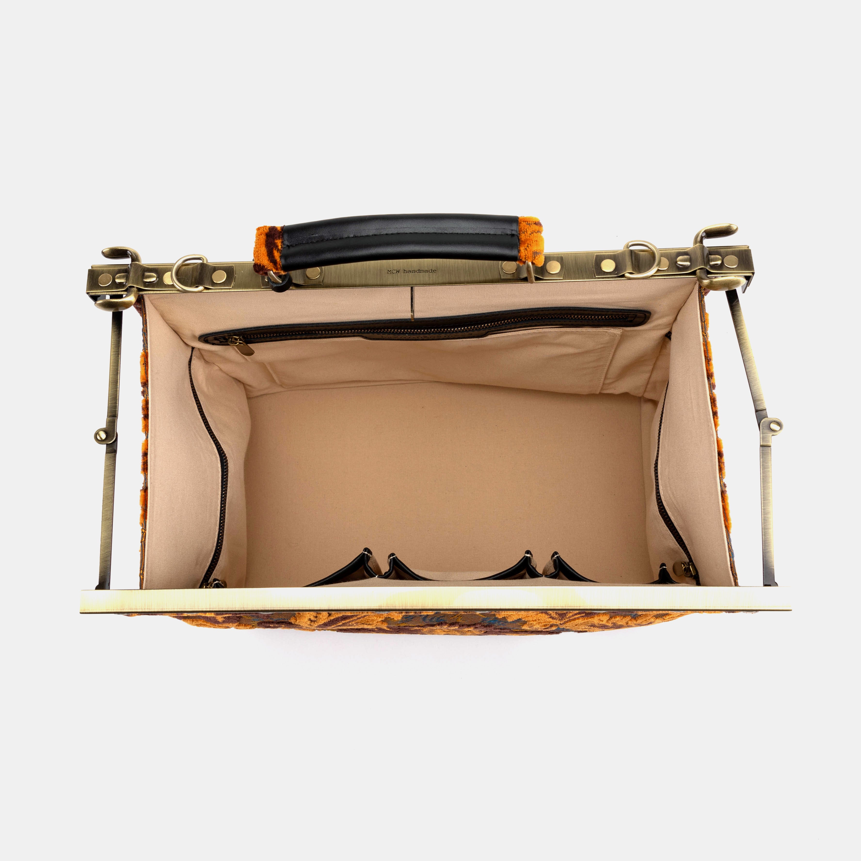 Burnout Velvet Revival Sienna Celine Carpet Gladstone Bag of America inside