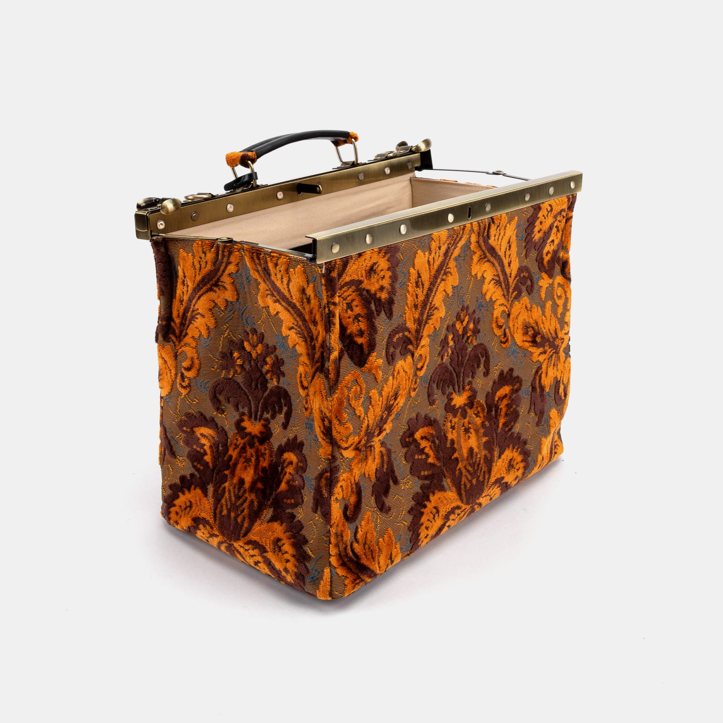 Burnout Velvet Revival Sienna Celine Carpet Gladstone Bag of America open standing