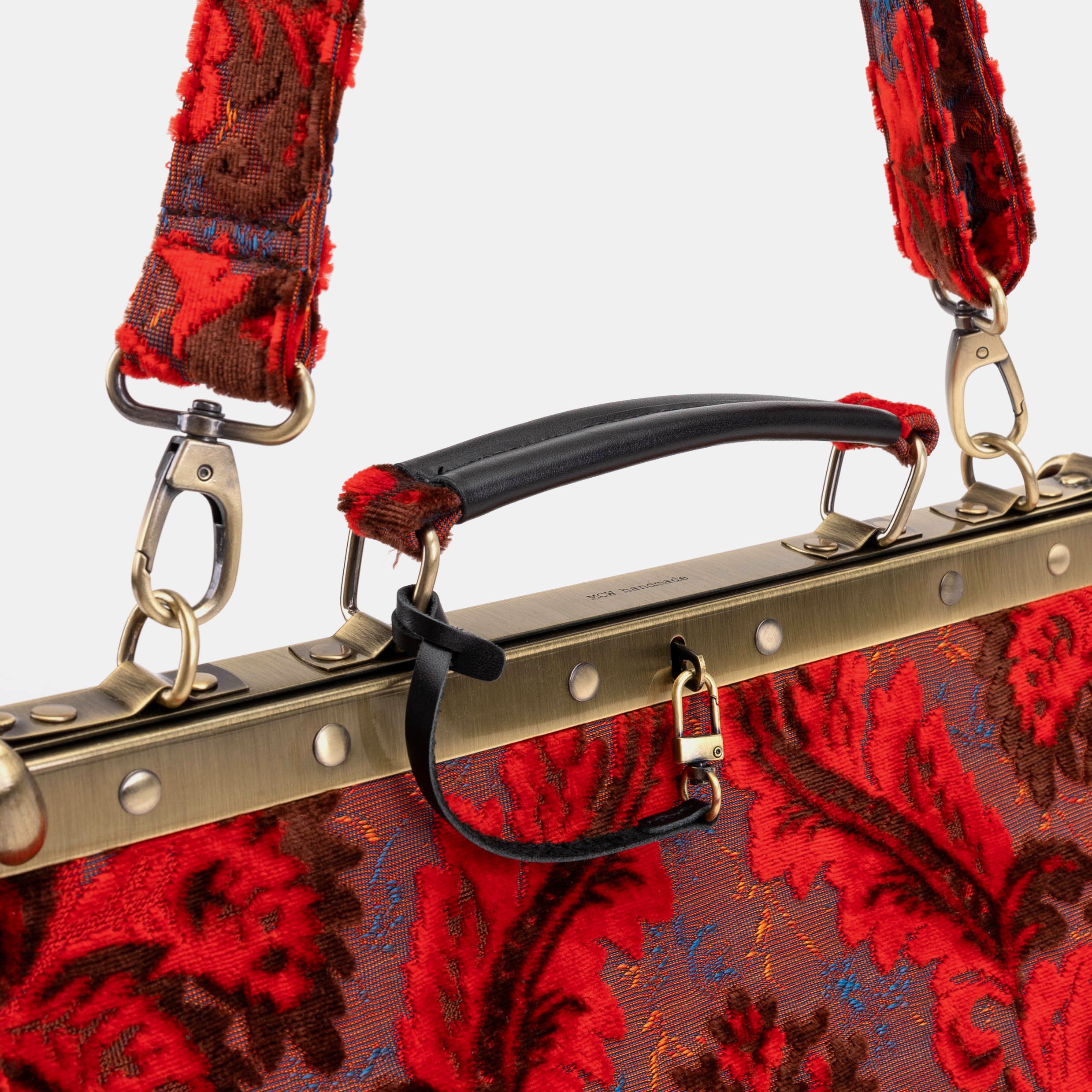 Burnout Velvet Revival Scarlet Celine Carpet Gladstone Bag of America handle