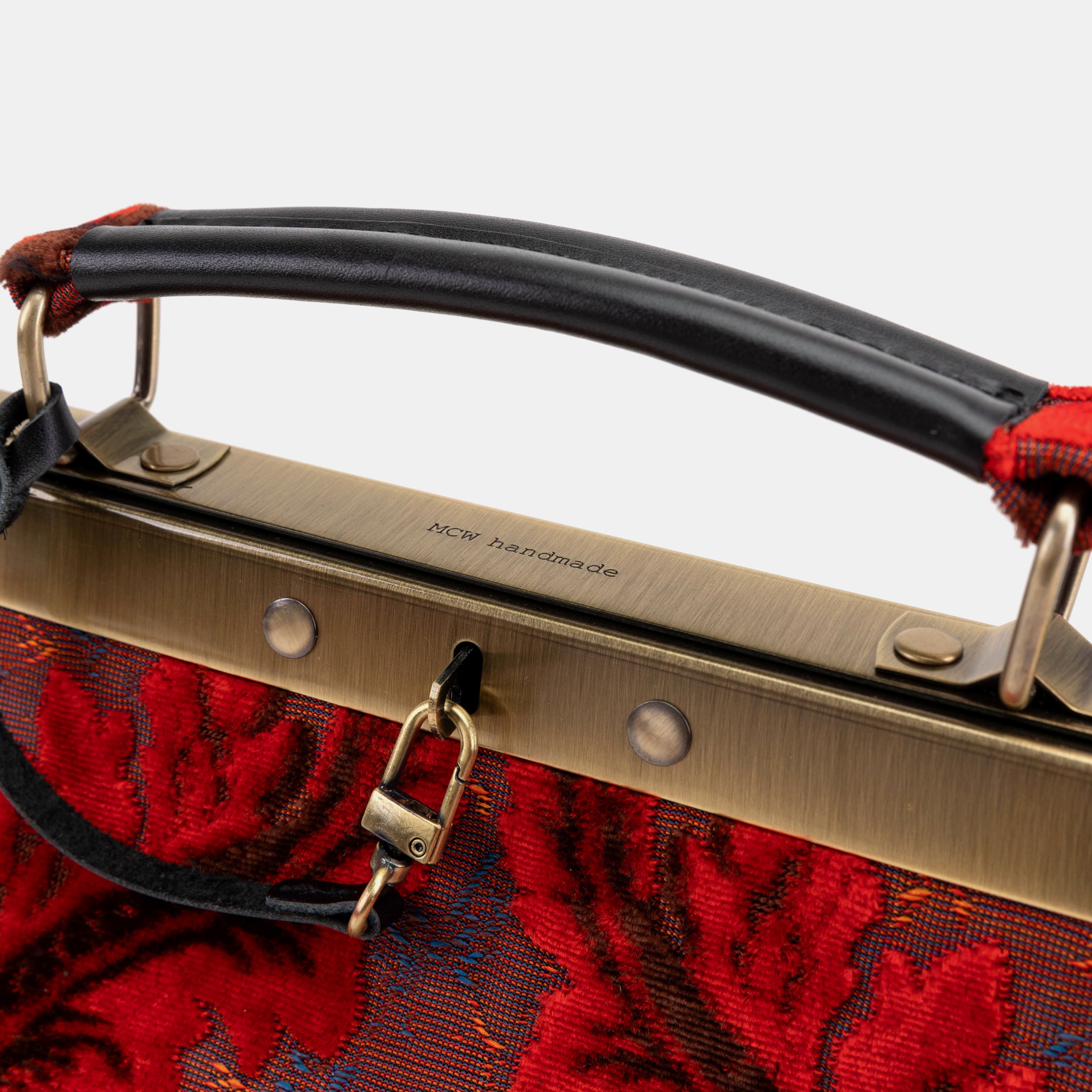 Burnout Velvet Revival Scarlet Celine Carpet Gladstone Bag of America logo