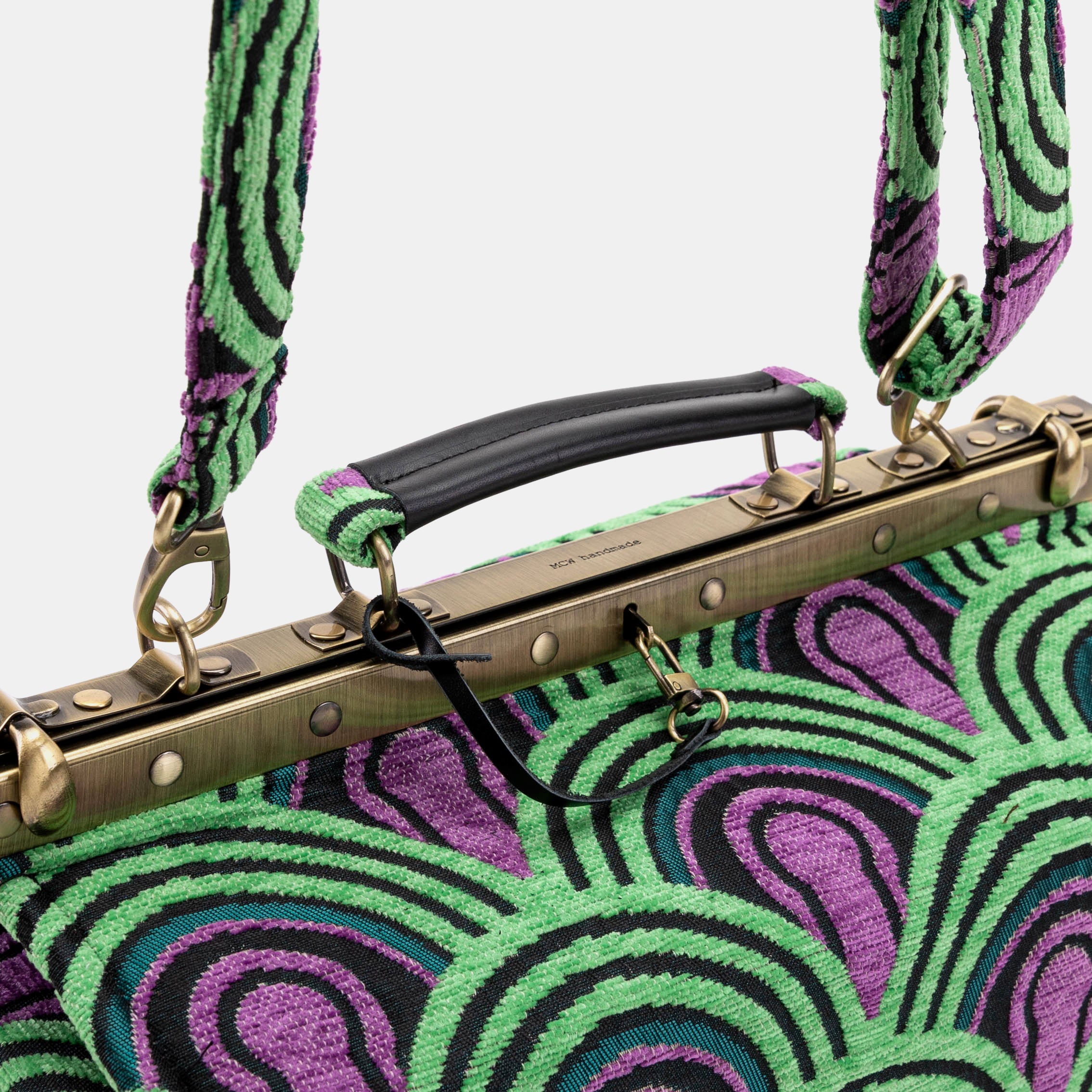 Room 237 The Shining Overlook Hotel Genevieve Carpet Gladstone Bag handle
