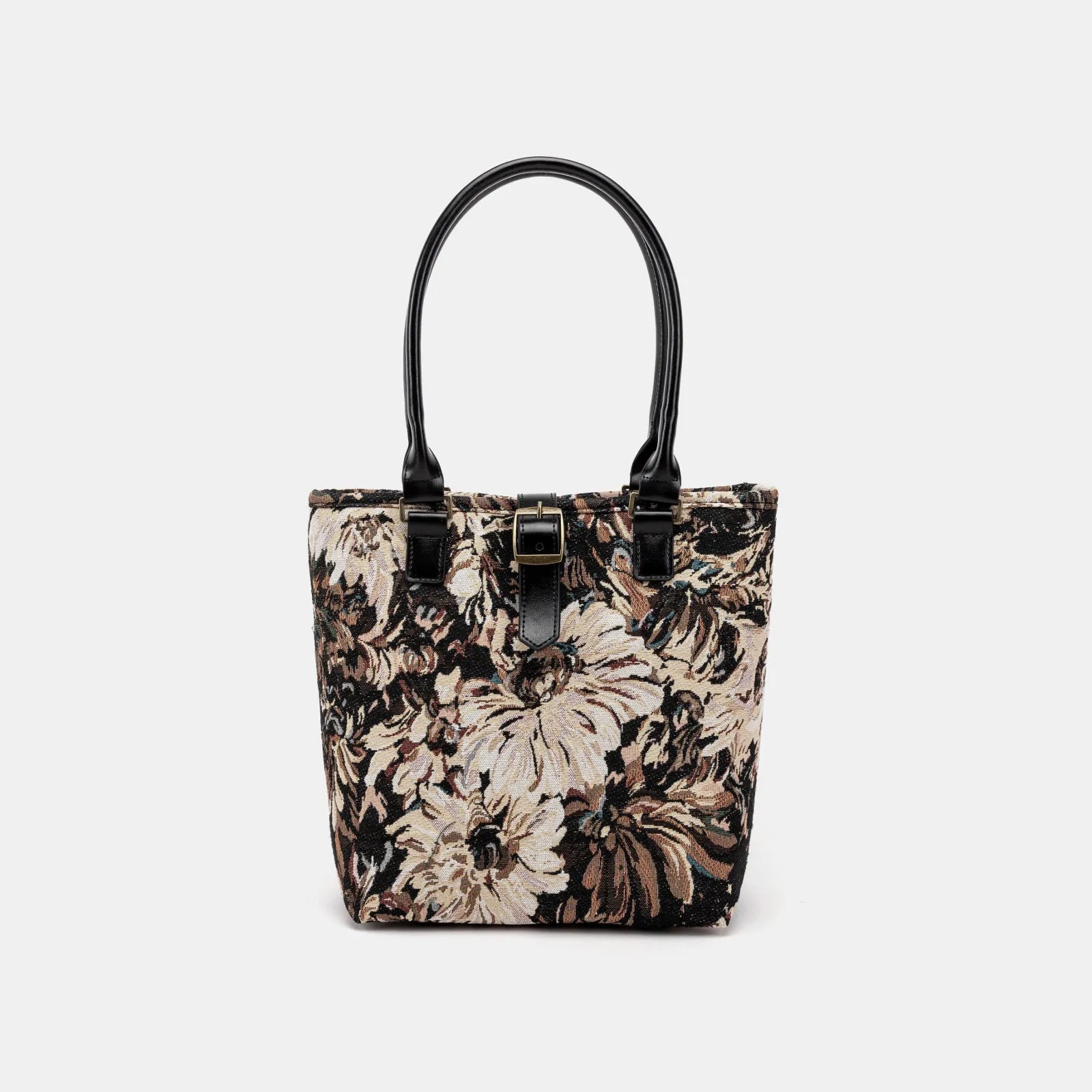 Blooming Daisy Black Everyday Tote