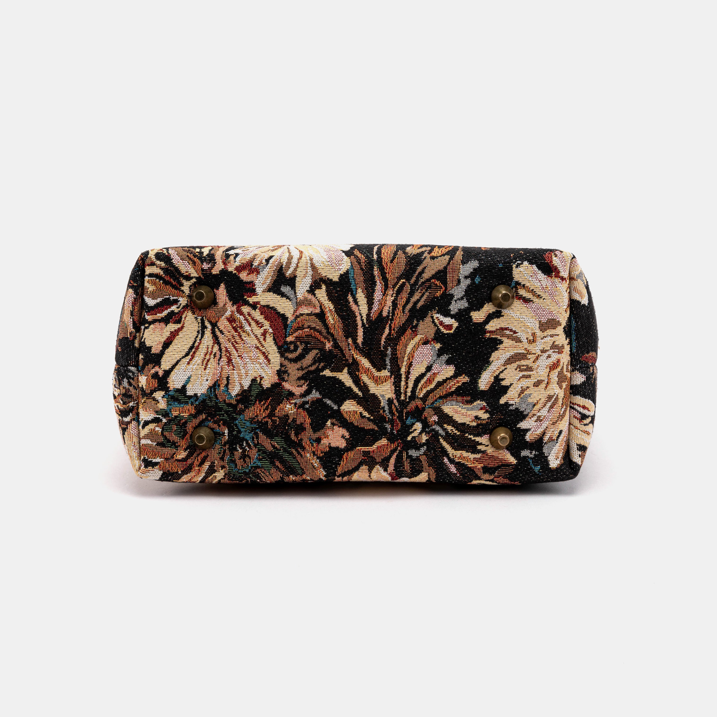 Blooming Daisy Black Everyday Tote bottom