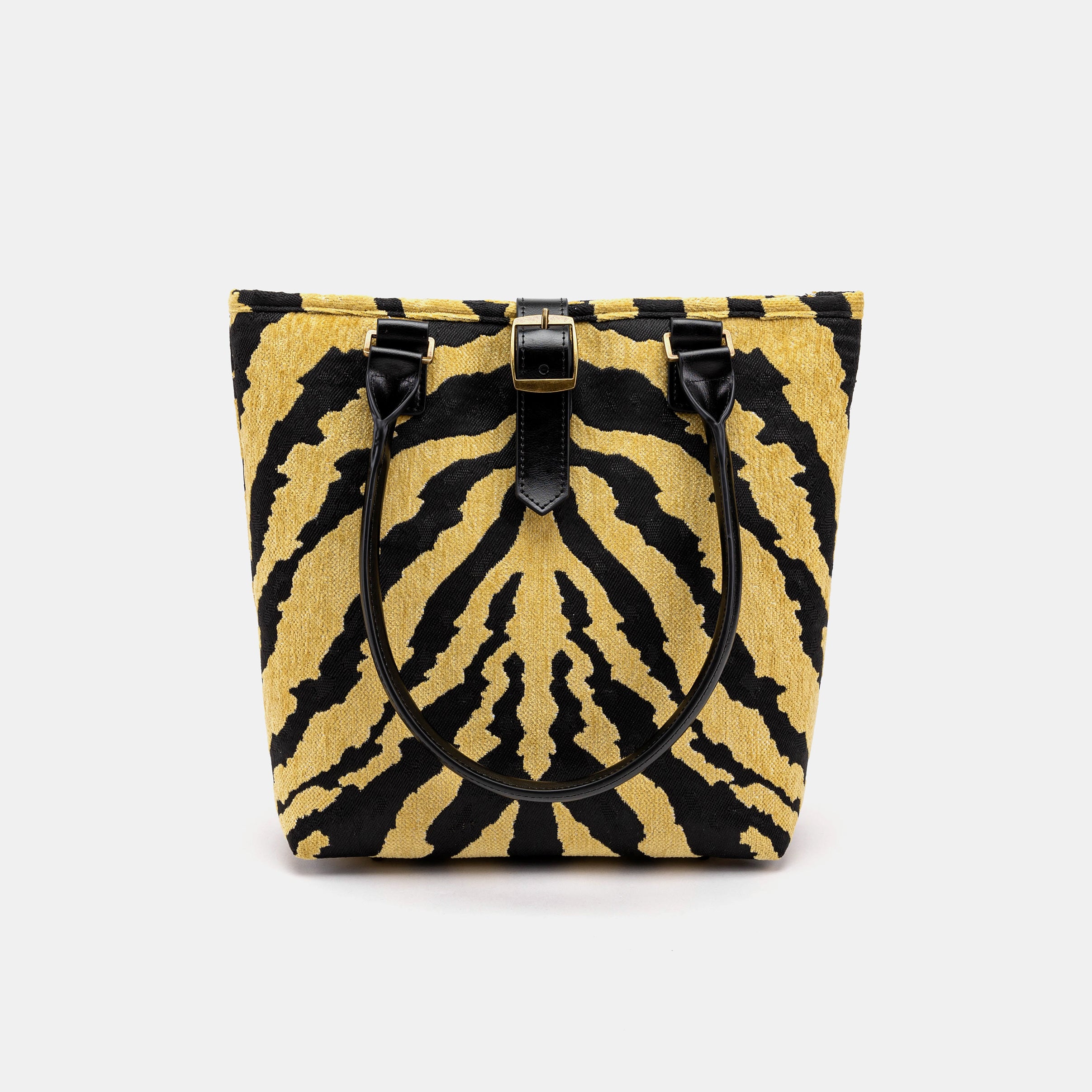 Zebra Daffodil Everyday Tote with shoulder strap
