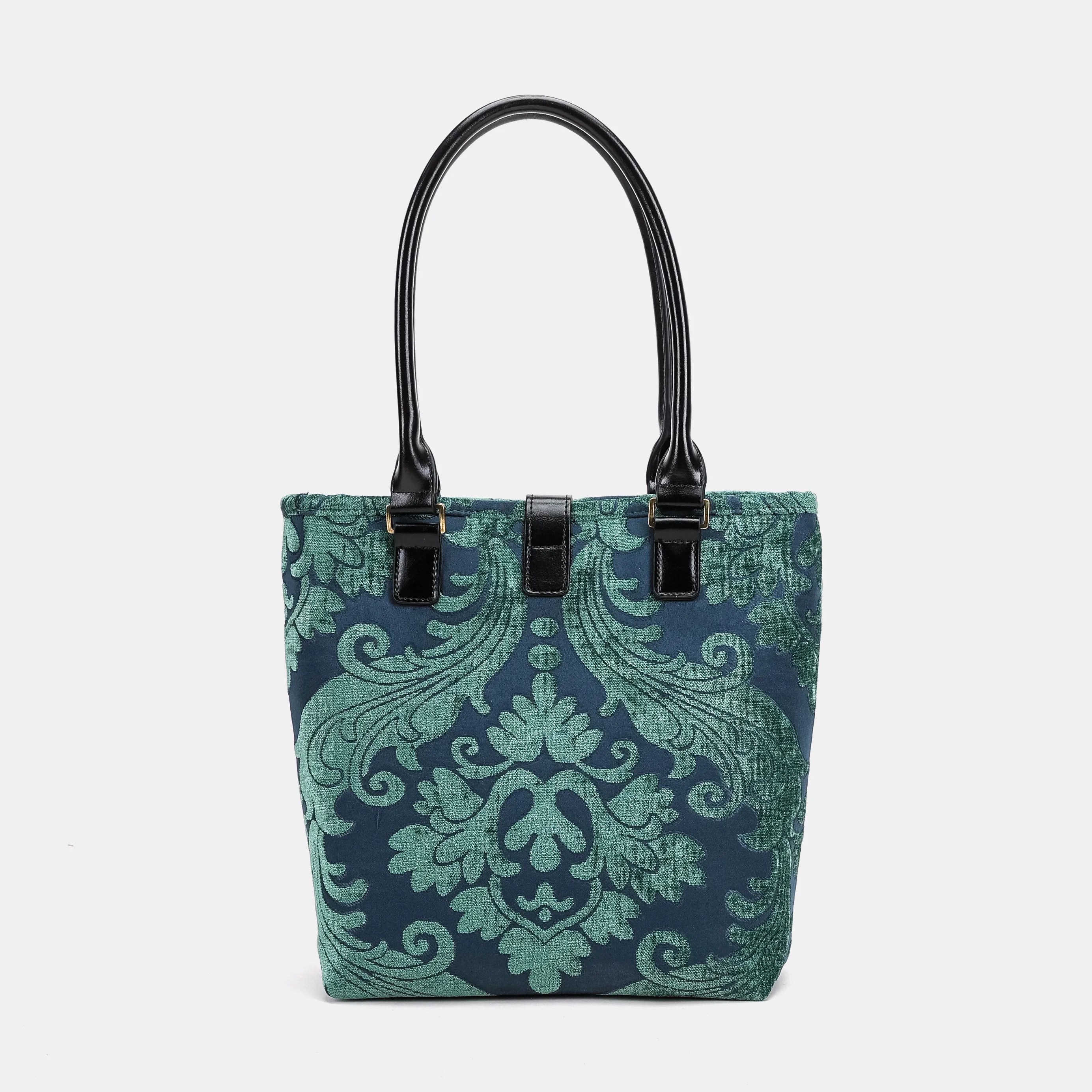 Queen Hunter Green Everyday Tote Bag BACK