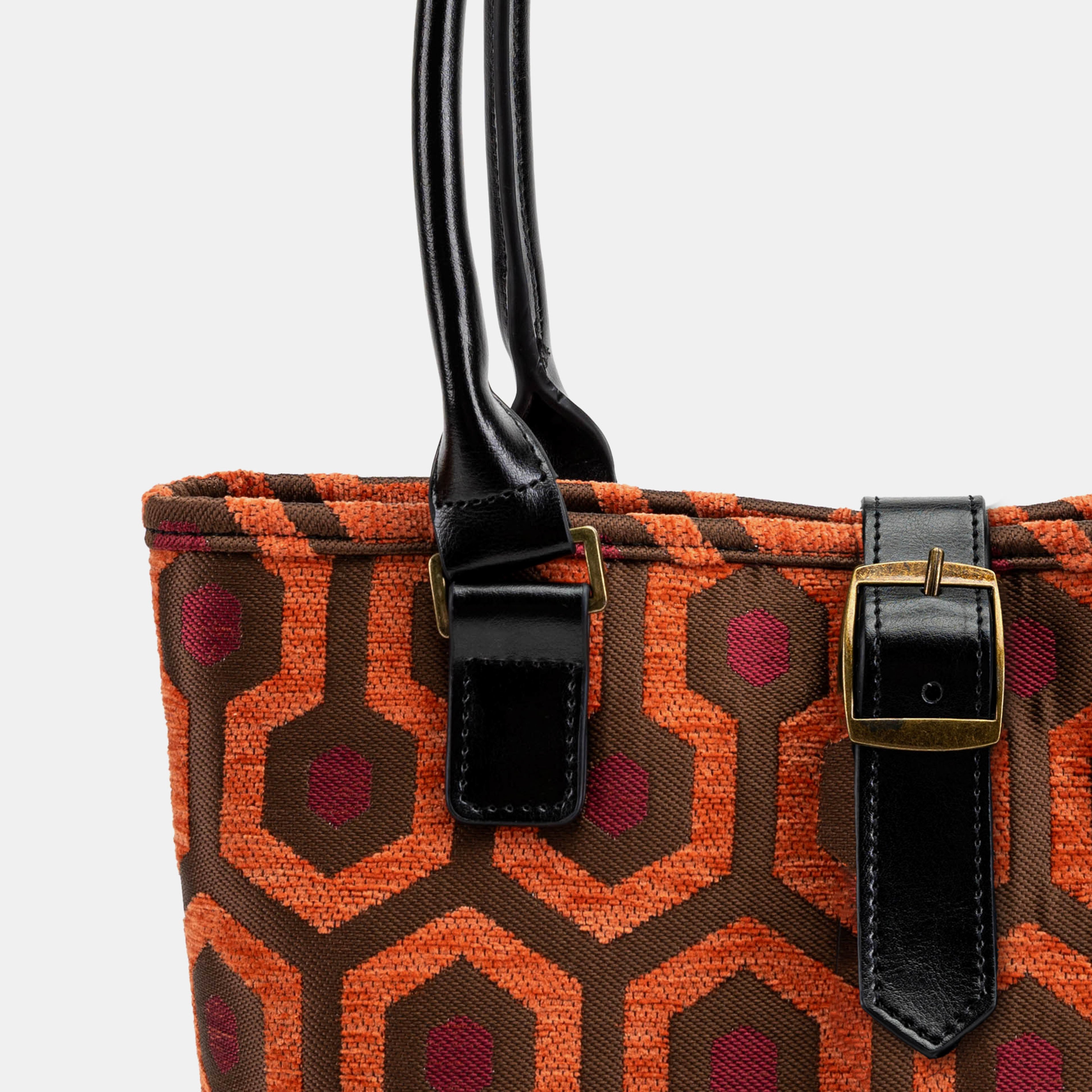 "The Shining" Overlook Hotel Everyday Tote Carpetbagger Carpetbag of America detail