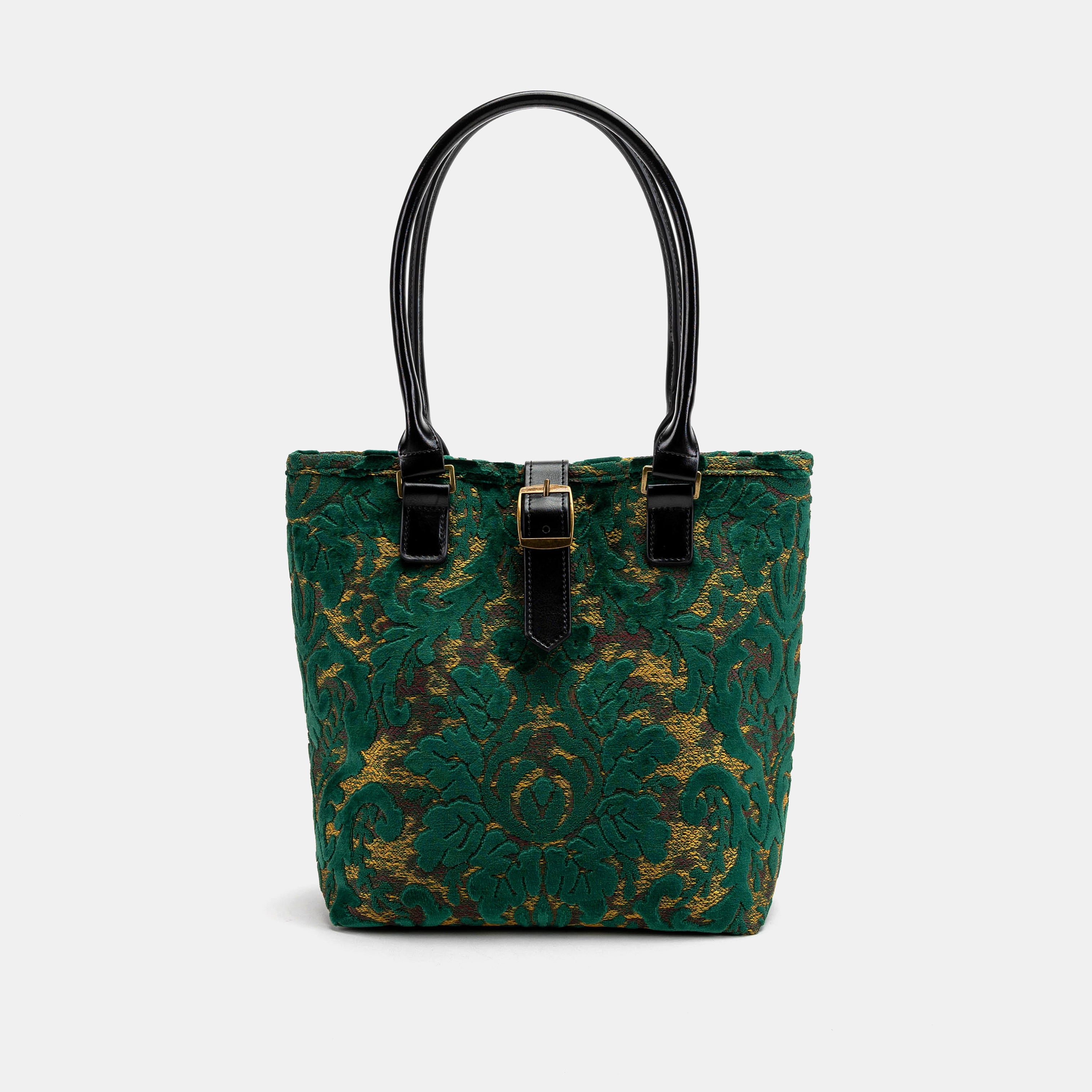 Everyday Tote Bag Burnout Velvet Jade Green main