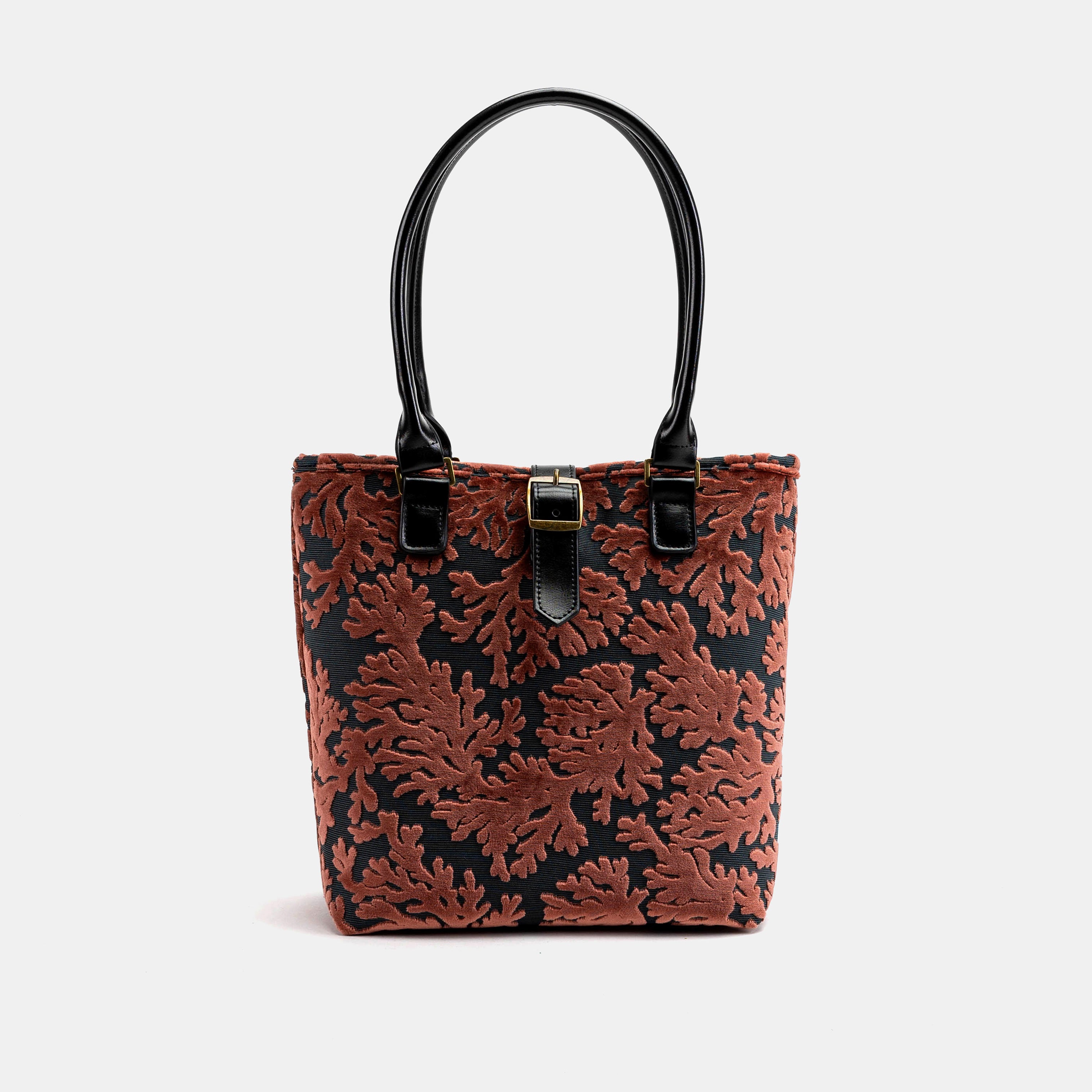 Burnout Velvet St Tropez Scuba Coral Everyday Tote Bag main