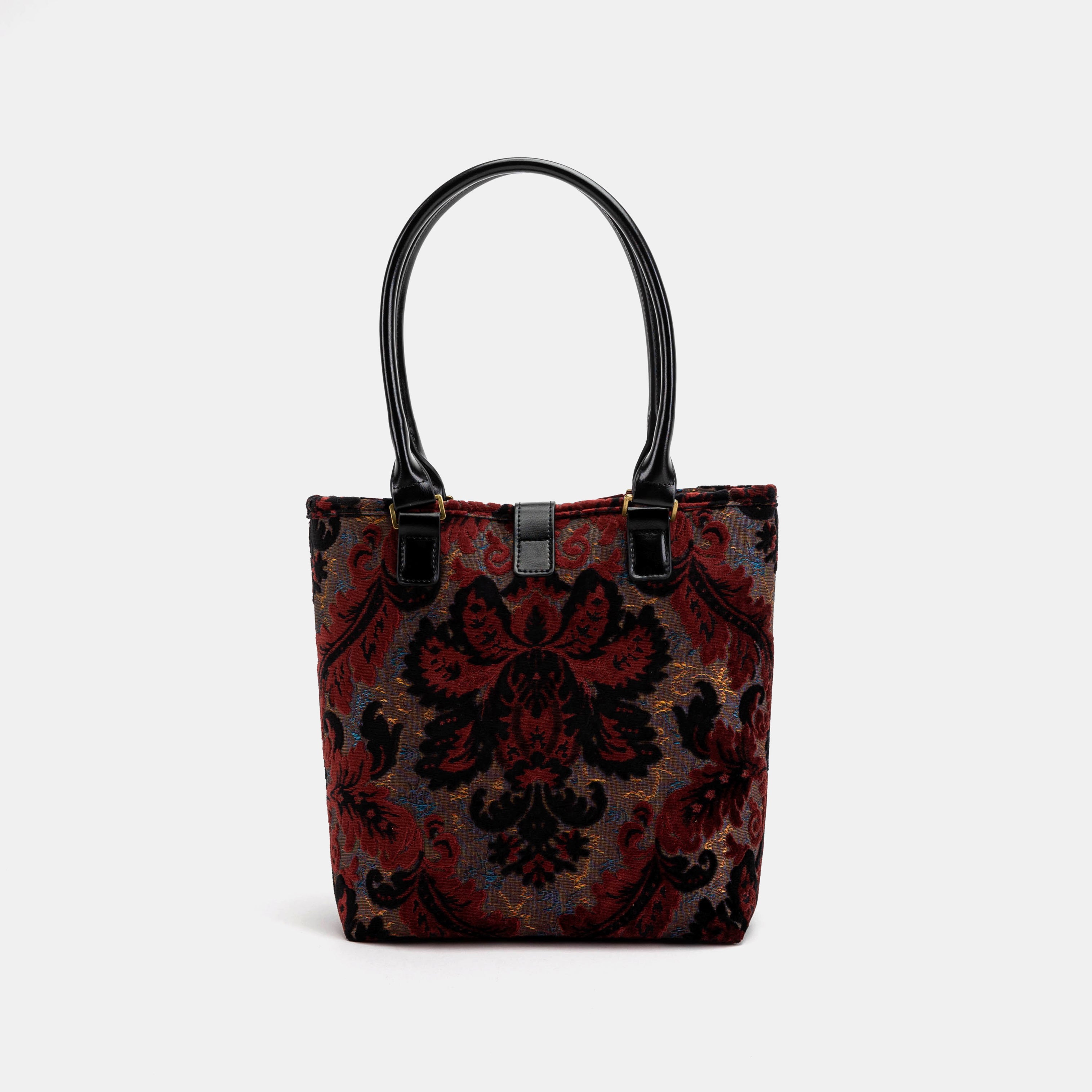 Burnout Velvet Revival Sephia Everyday Tote back