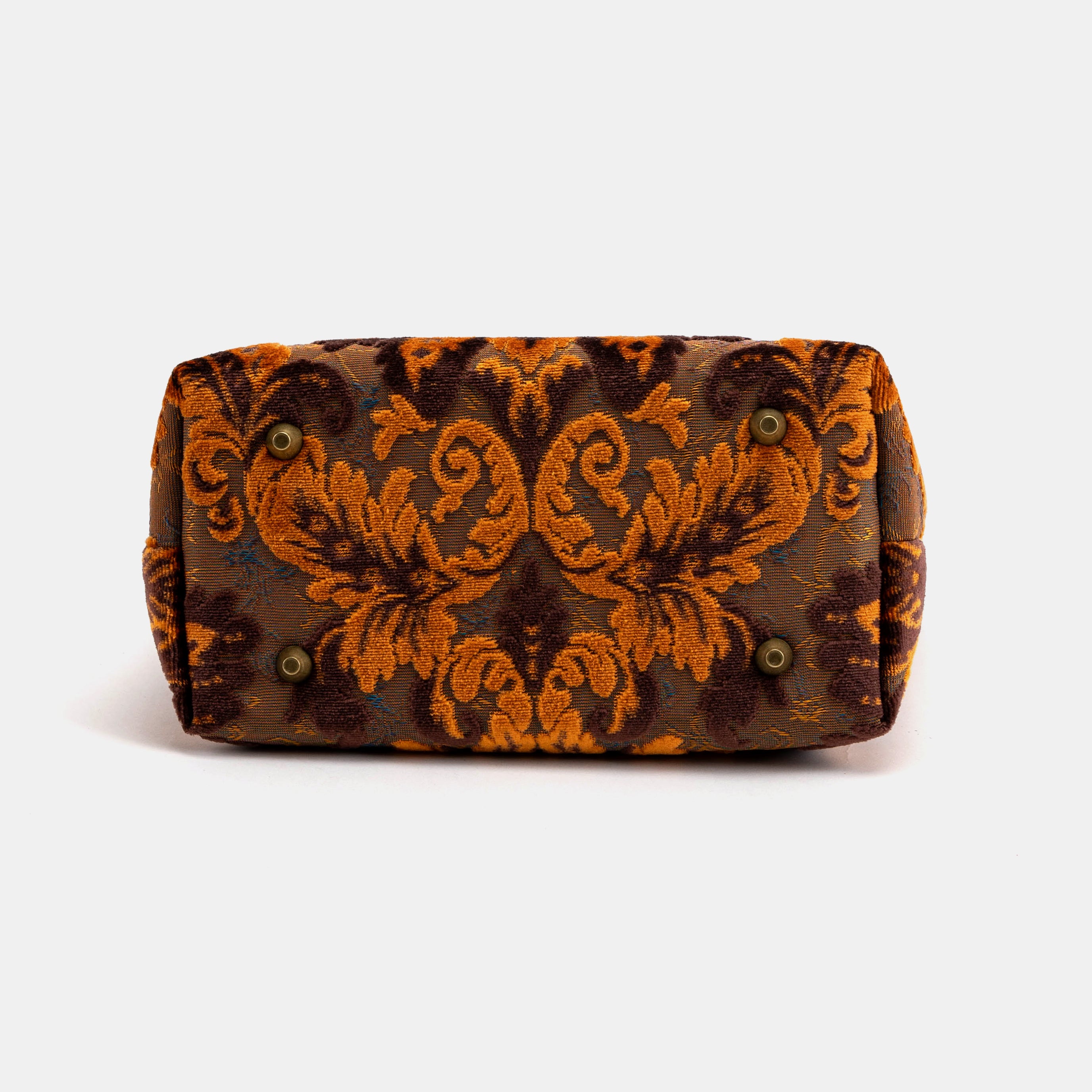 Burnout Velvet Revival Sienna Everyday Tote Bag Carpetbagger Carpetbag of America bottom
