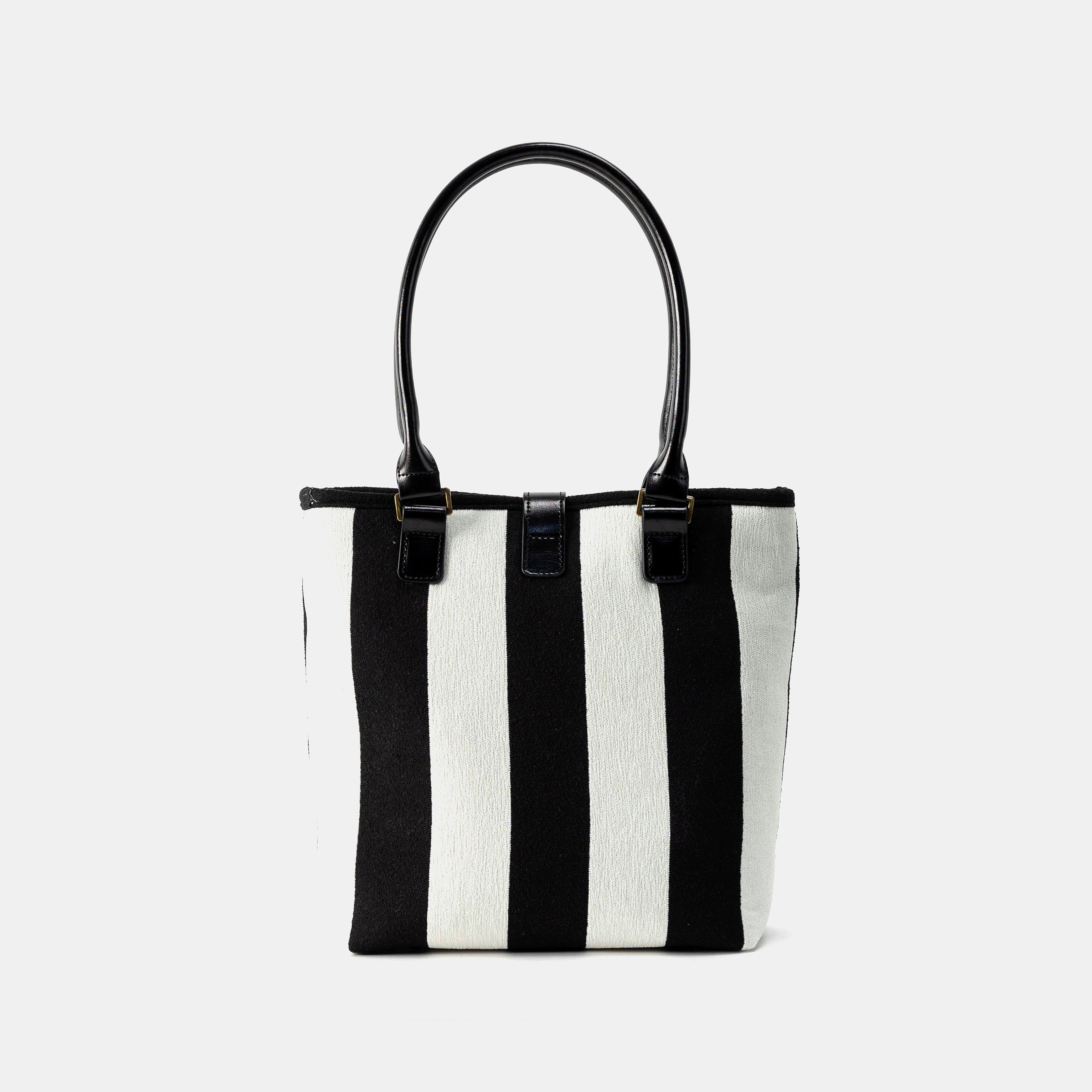 Everyday Tote Bag Black White Beetlejuice back