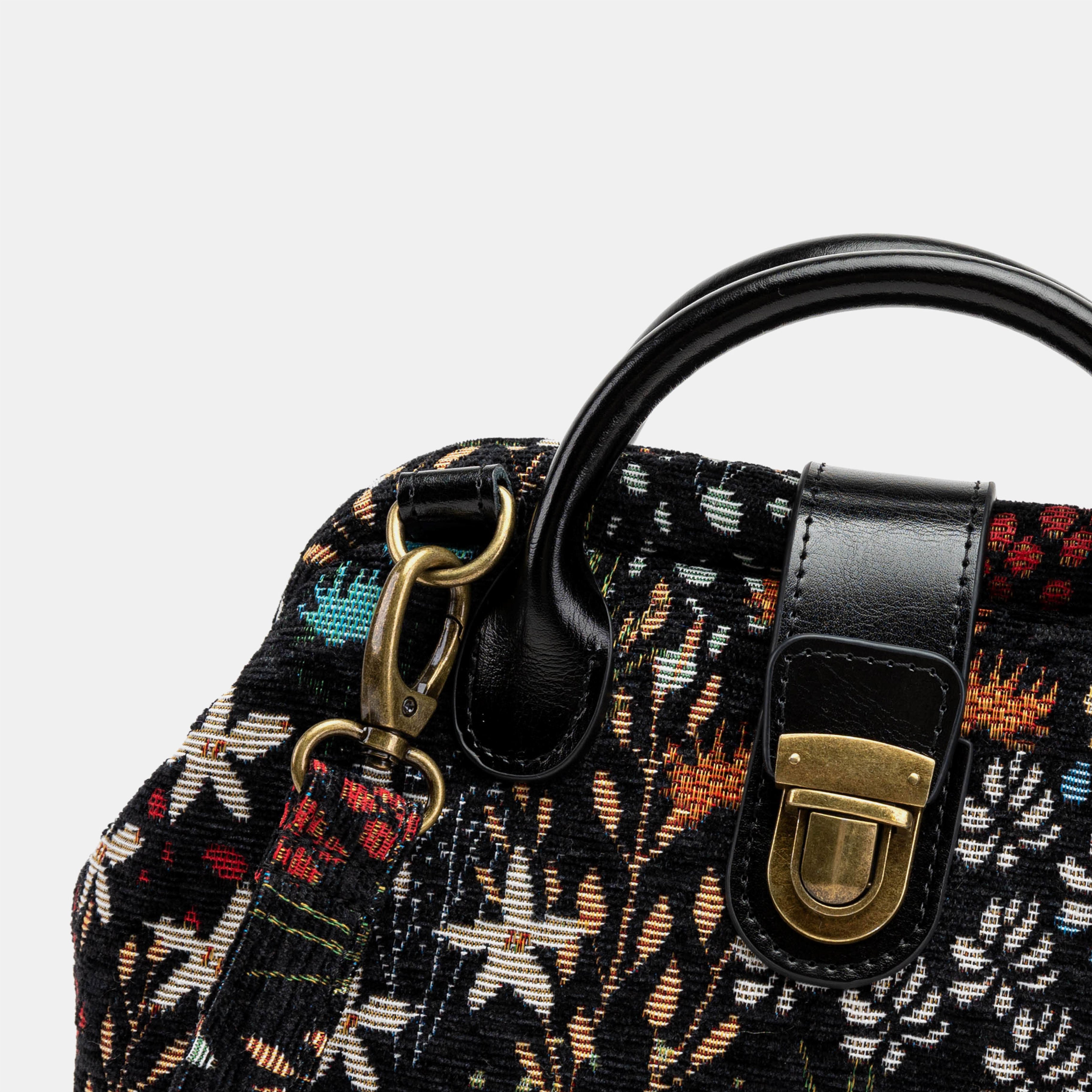 Night Garden Carpet Everyday Backpack Carpetbag of America detail