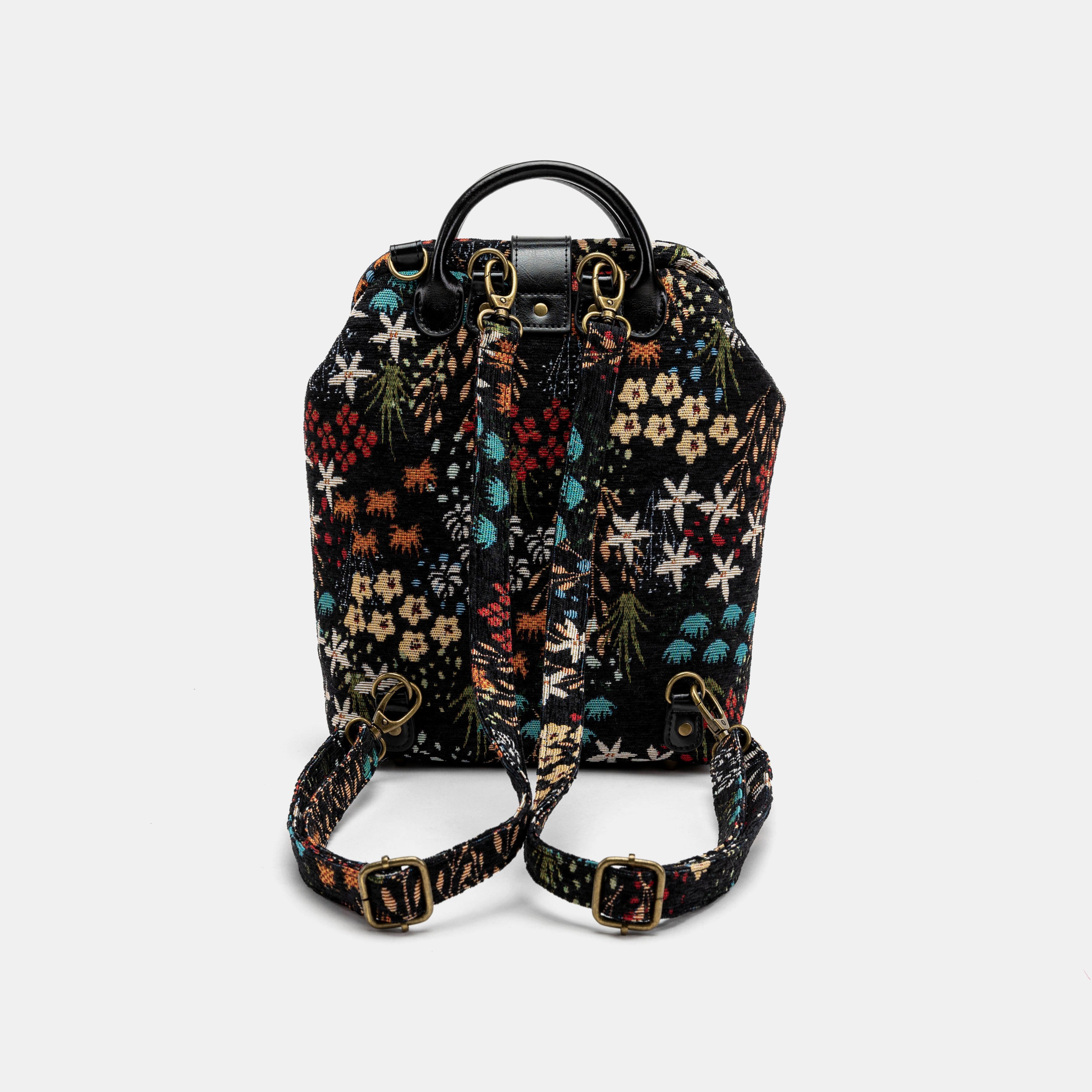 Night Garden Carpet Everyday Backpack Carpetbag of America back
