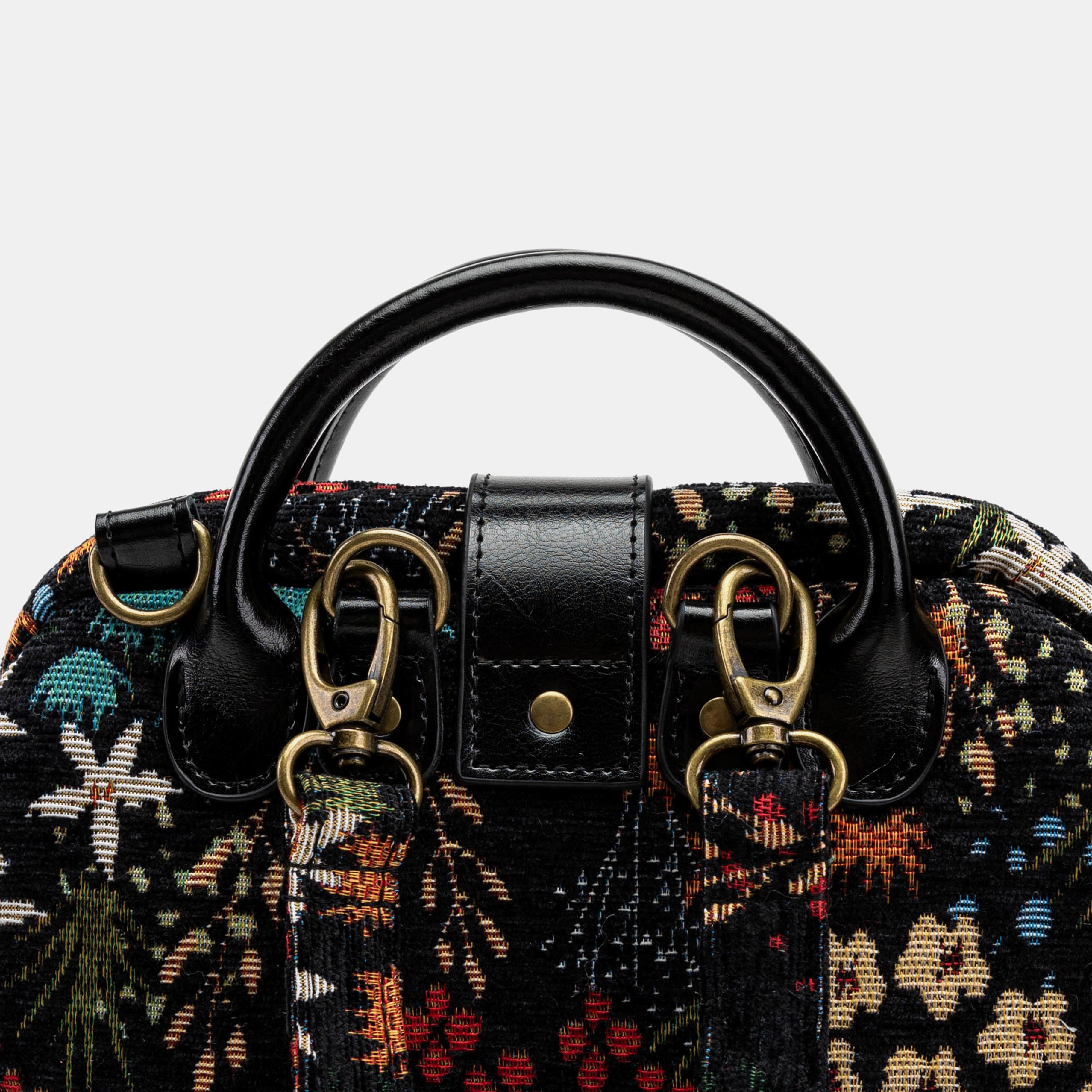 Night Garden Carpet Everyday Backpack Carpetbag of America back detail