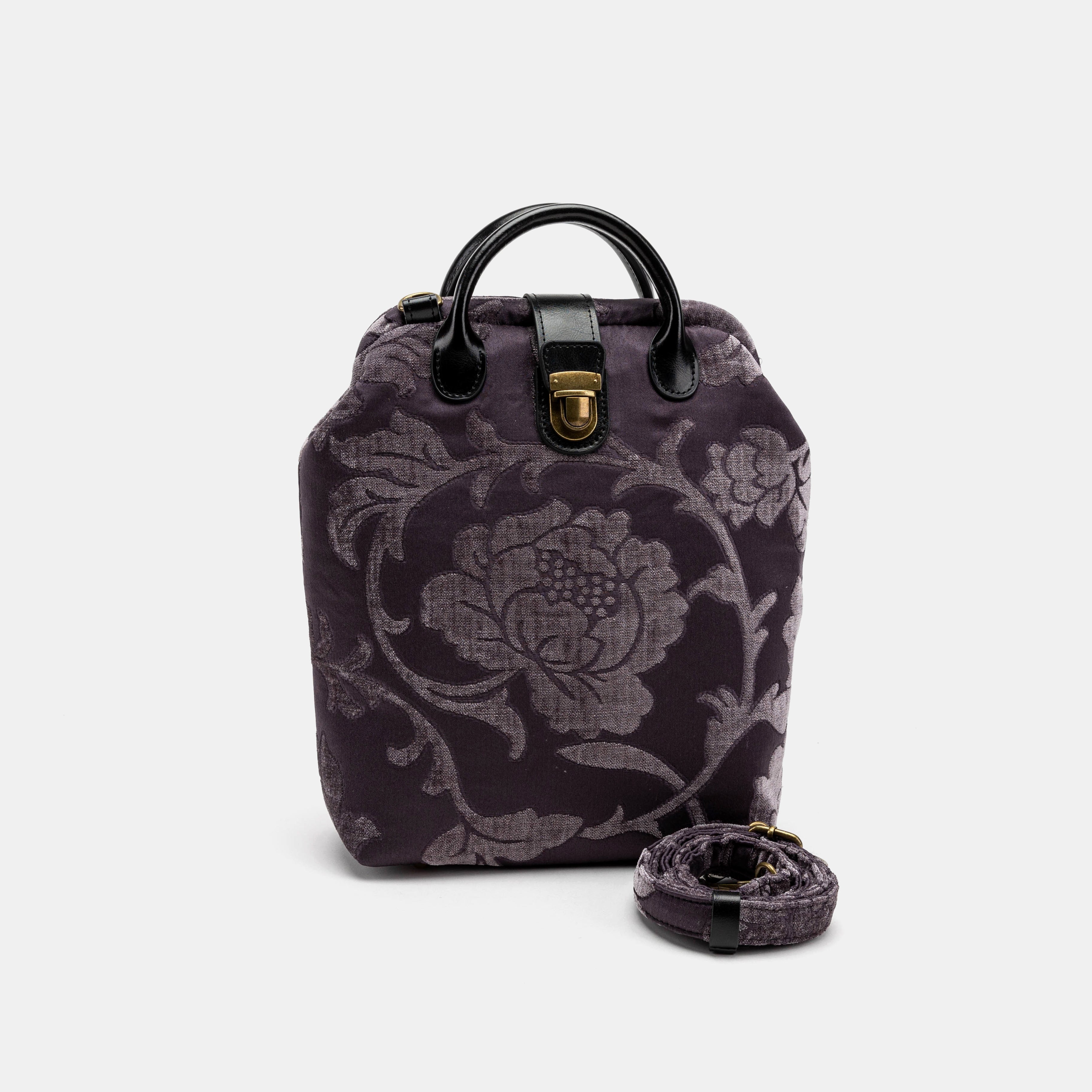 Floral Brocade Purple Carpet Everyday Backpack Carpetbag of America main