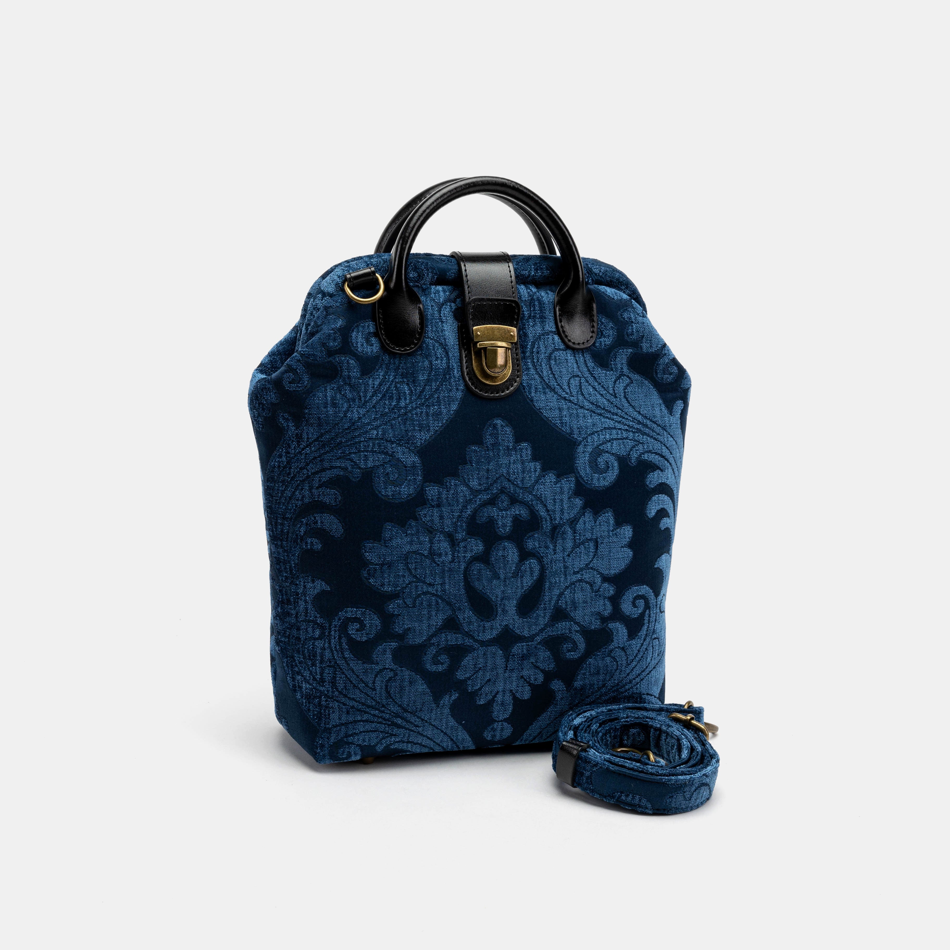 Queen Royal Blue Carpet Everyday Backpack Carpetbag of America main