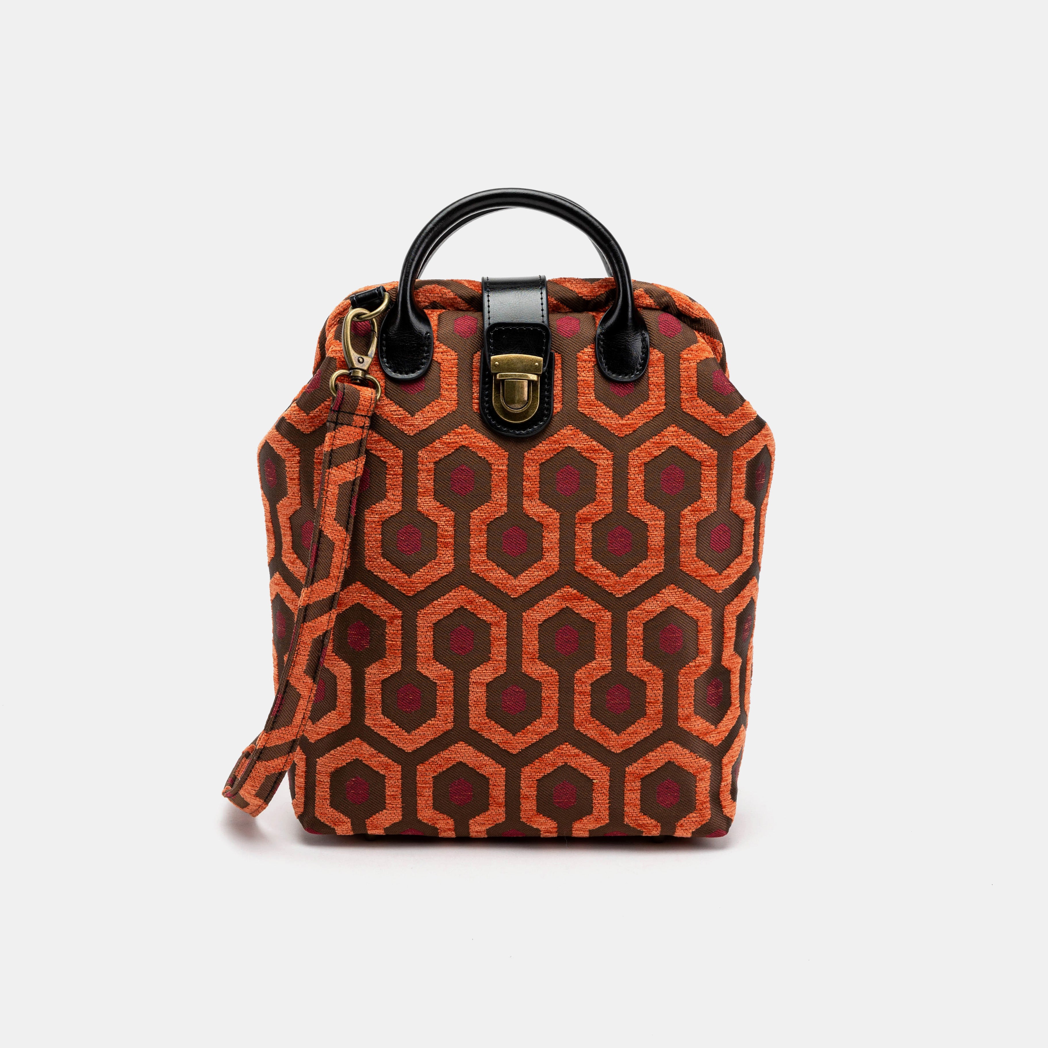 "The Shining" Overlook Hotel Carpet Everyday Backpack Carpetbag of America with shoulder strap