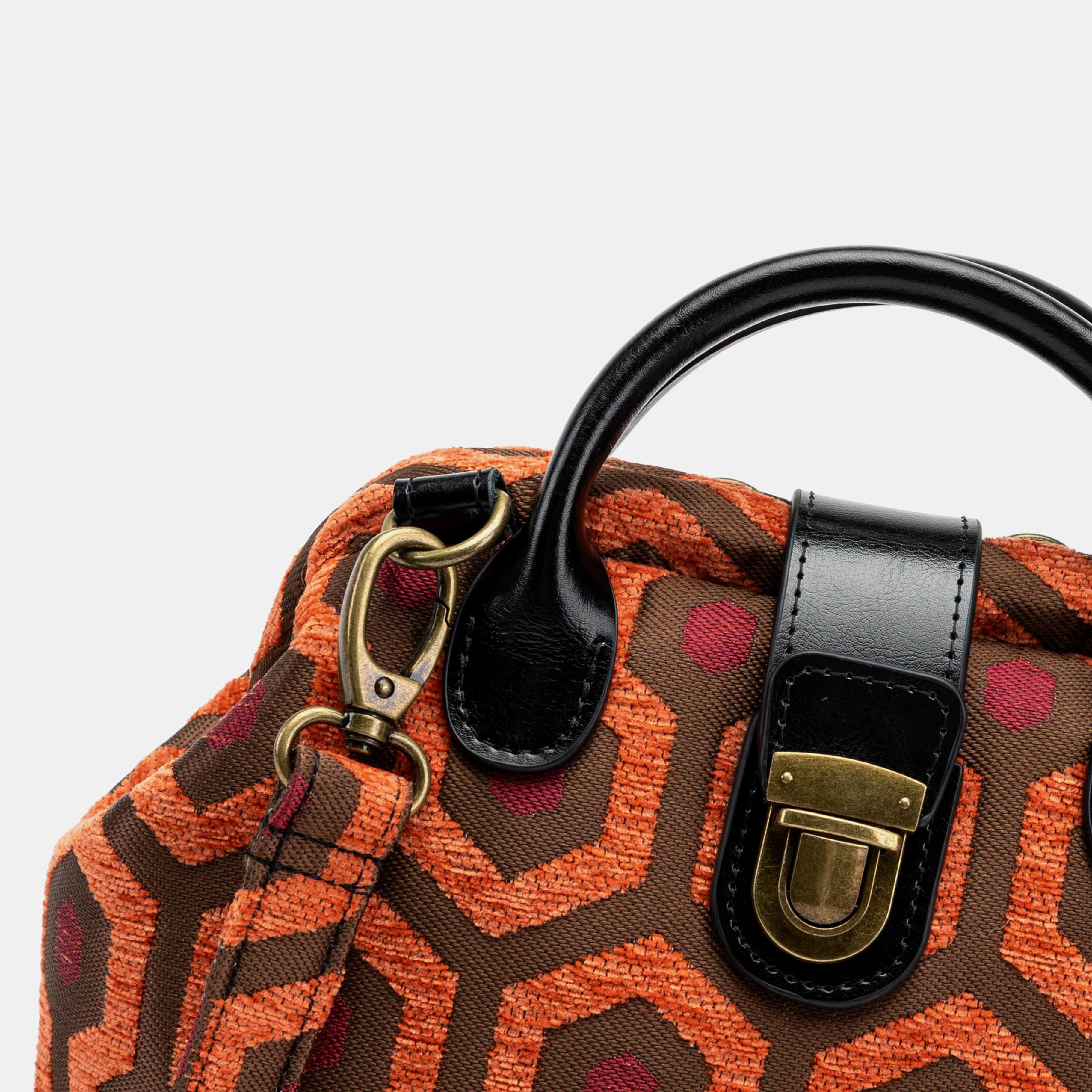 "The Shining" Overlook Hotel Carpet Everyday Backpack Carpetbag of America detail