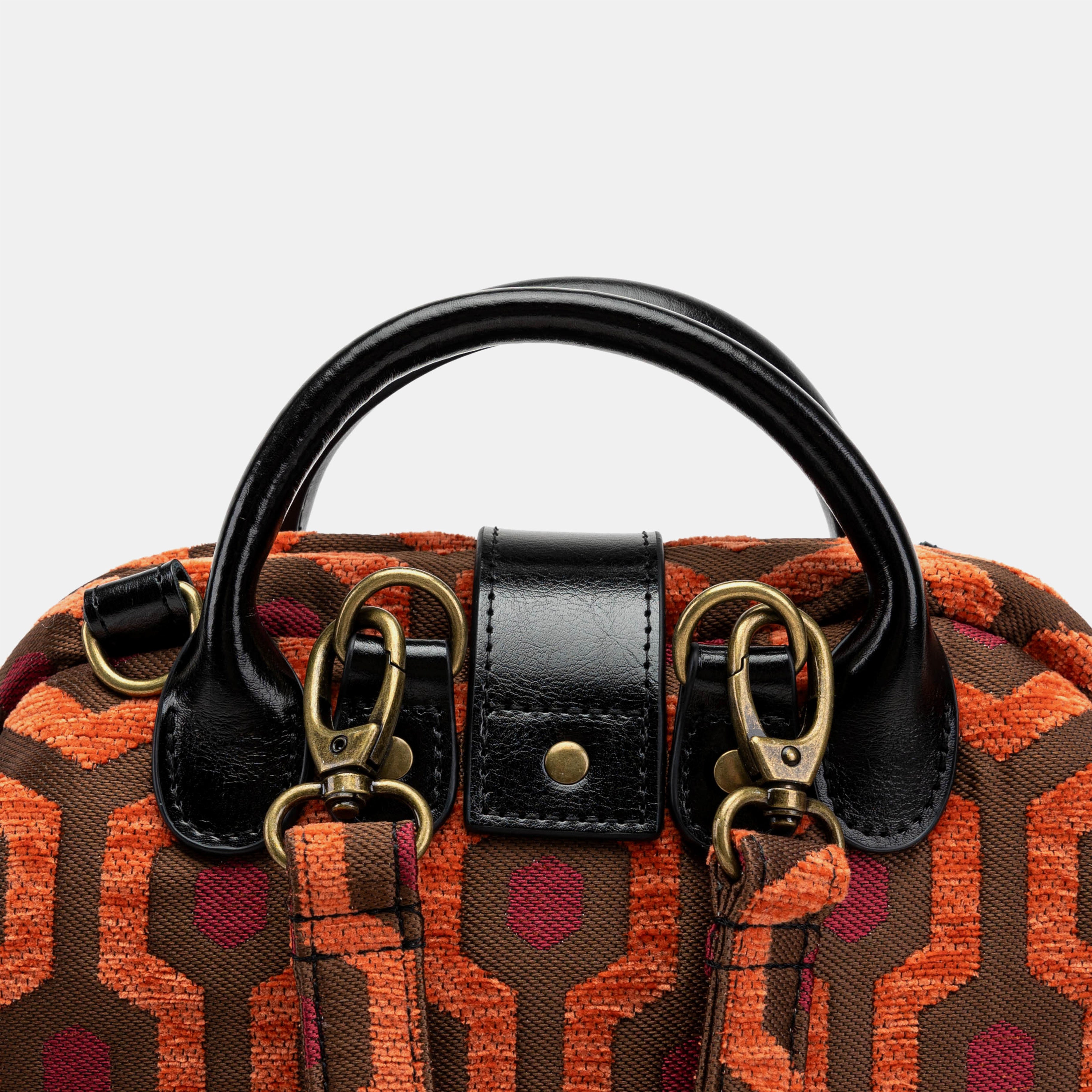 "The Shining" Overlook Hotel Carpet Everyday Backpack Carpetbag of America back detail
