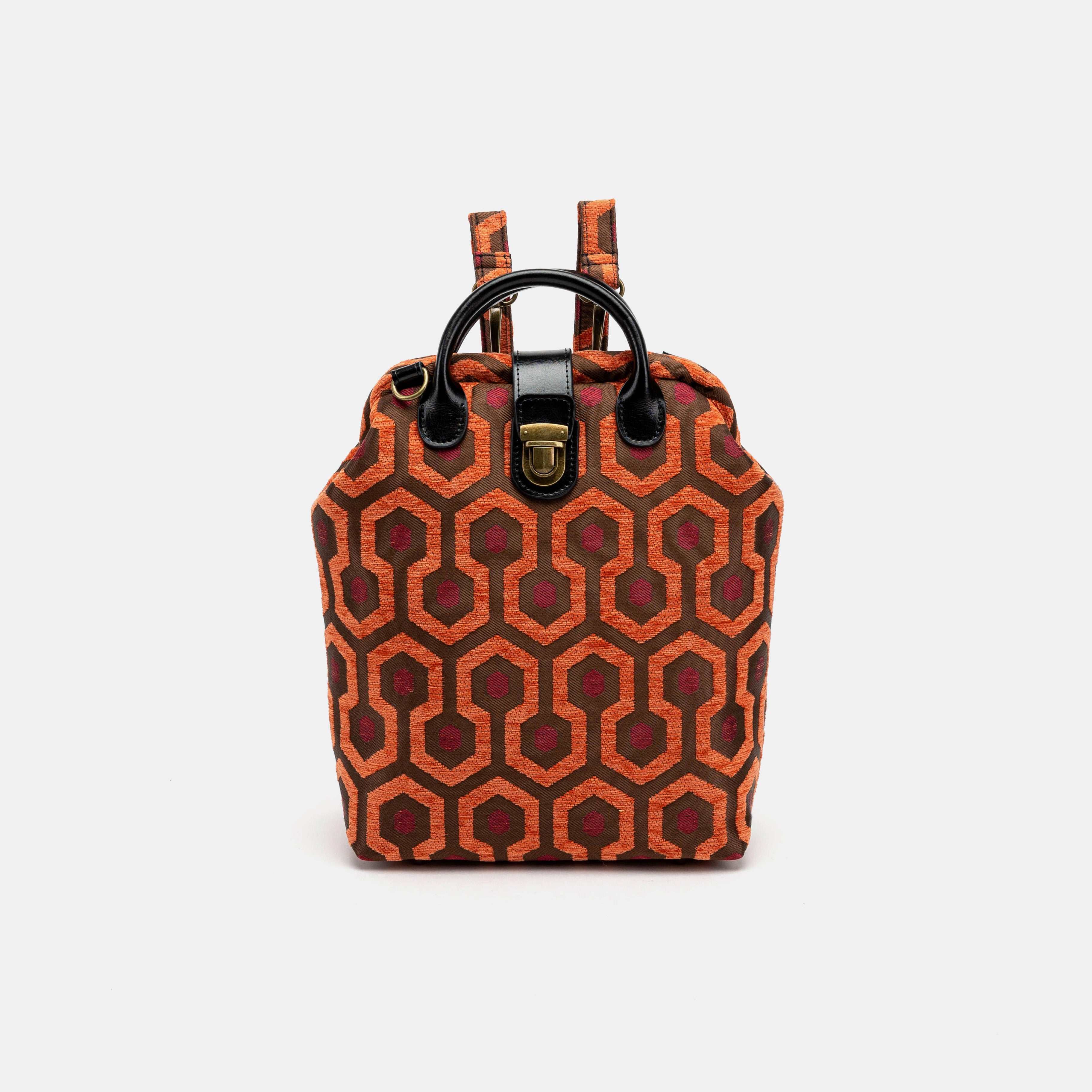 "The Shining" Overlook Hotel Carpet Everyday Backpack Carpetbag of America front