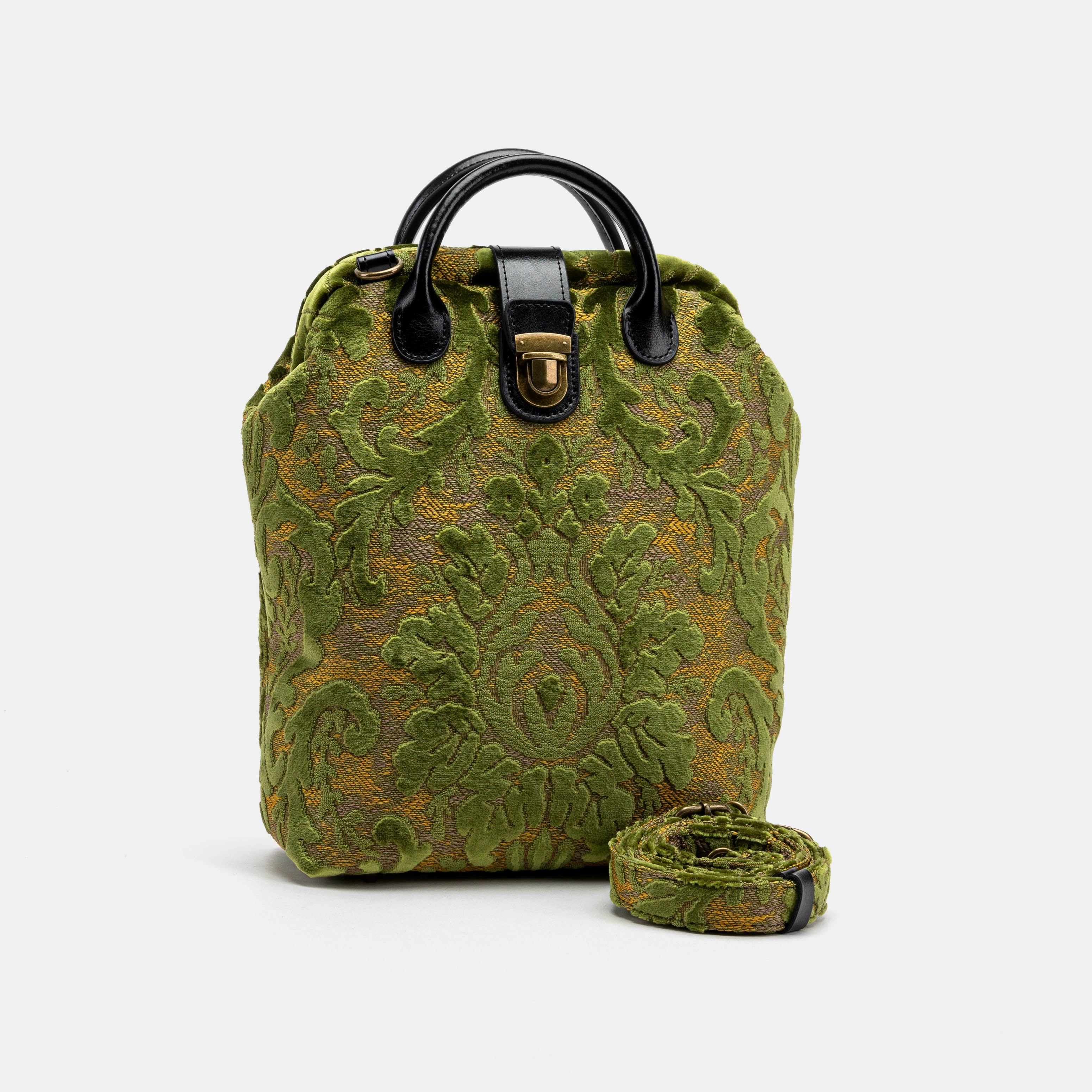 Burnout Velvet Fern Green Everyday Backpack main