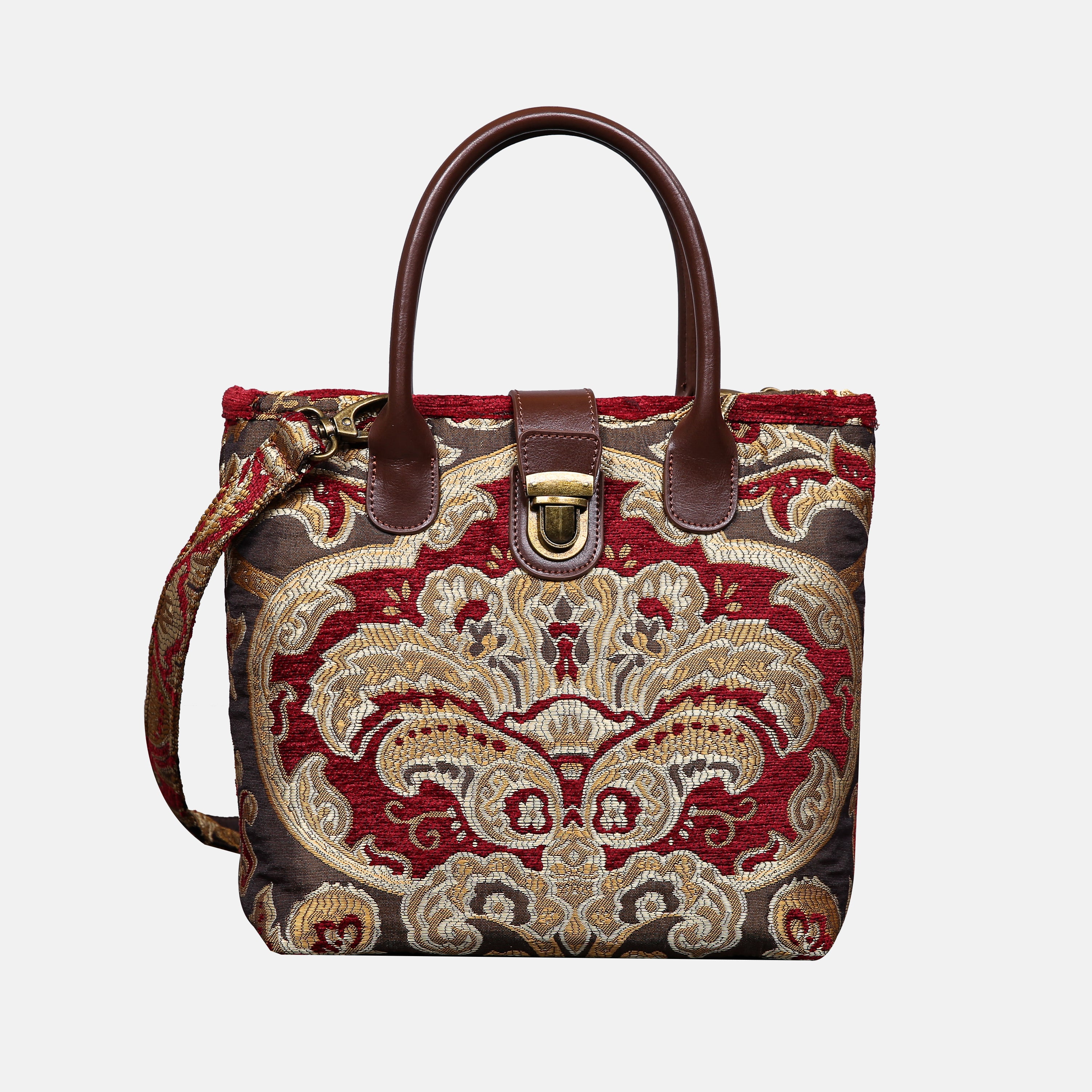 Cammino Gold Tuck Lock Carpet Satchel carpet bag MCW Handmade