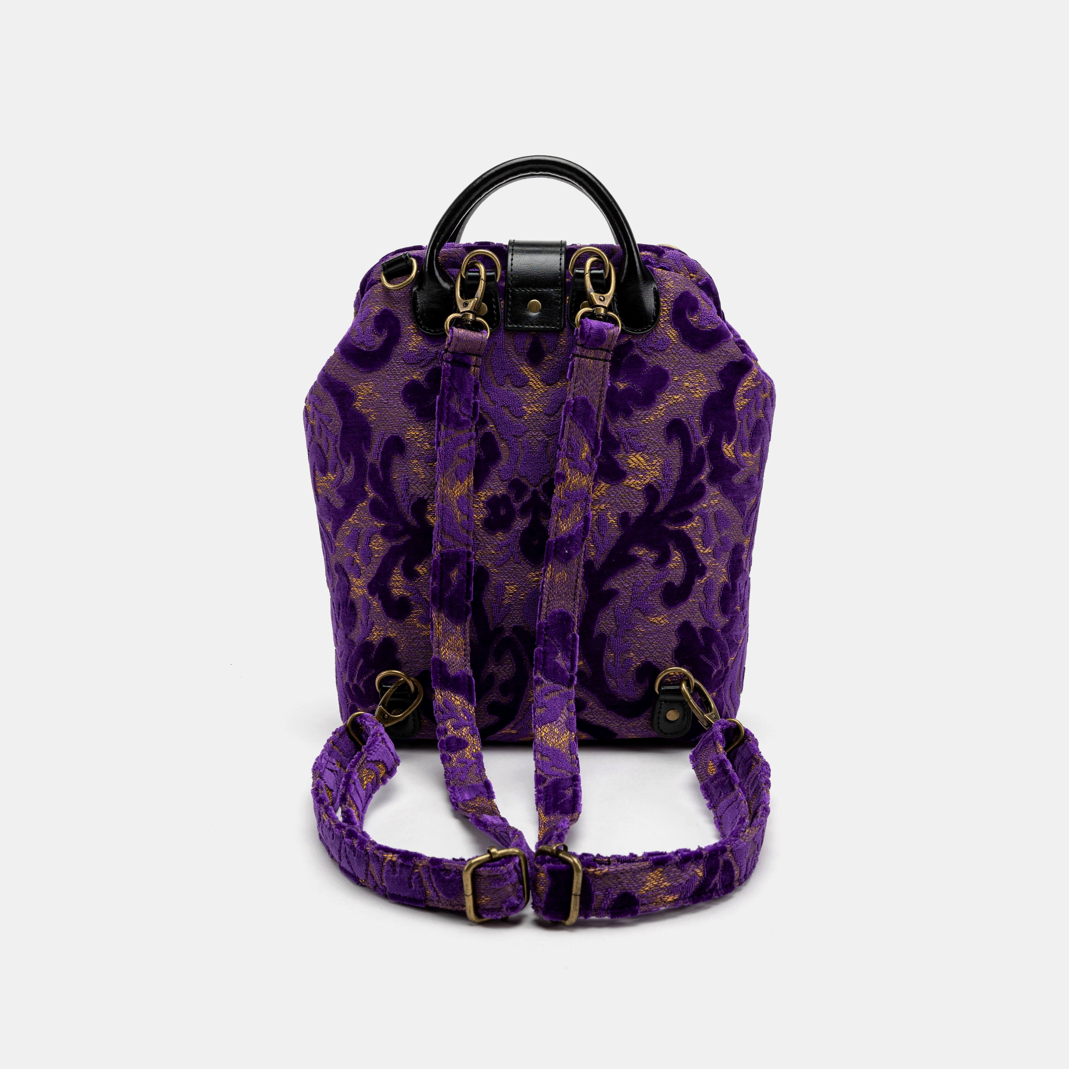 Everyday Backpack Burnout Velvet Purple back