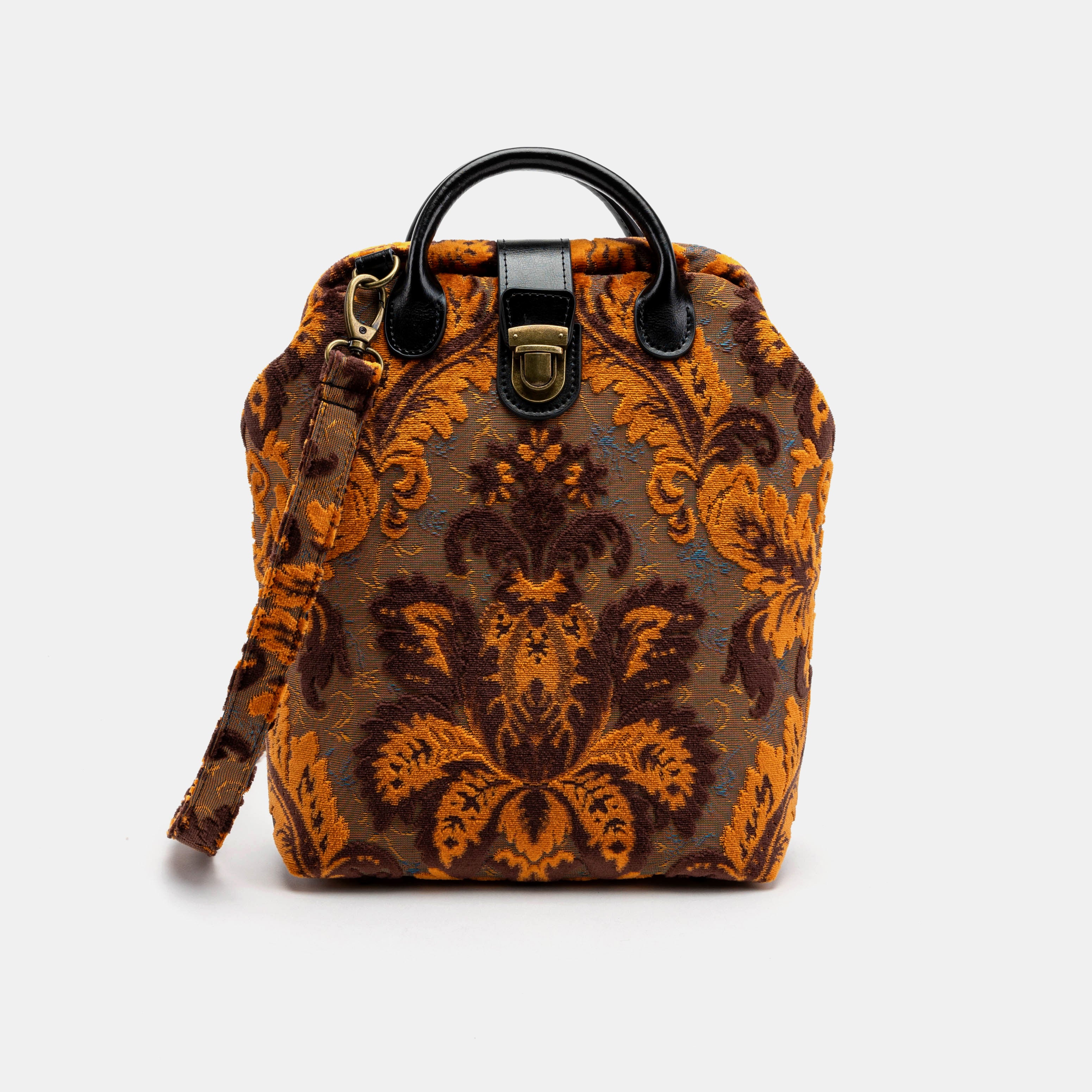 Burnout Velvet Revival Sienna Everyday Backpack with shoulder strap