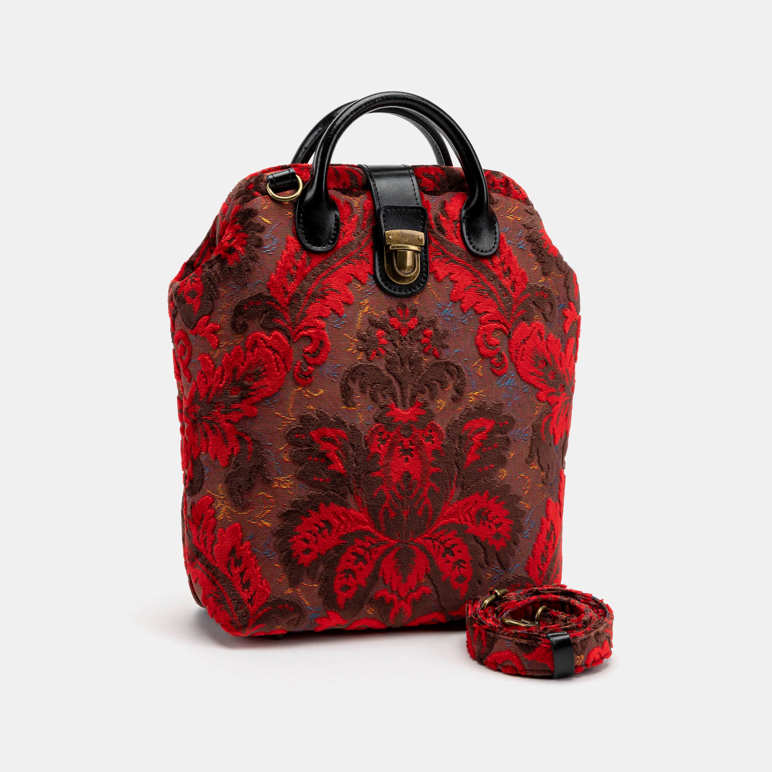 Burnout Velvet Revival Scarlet Everyday Backpack main
