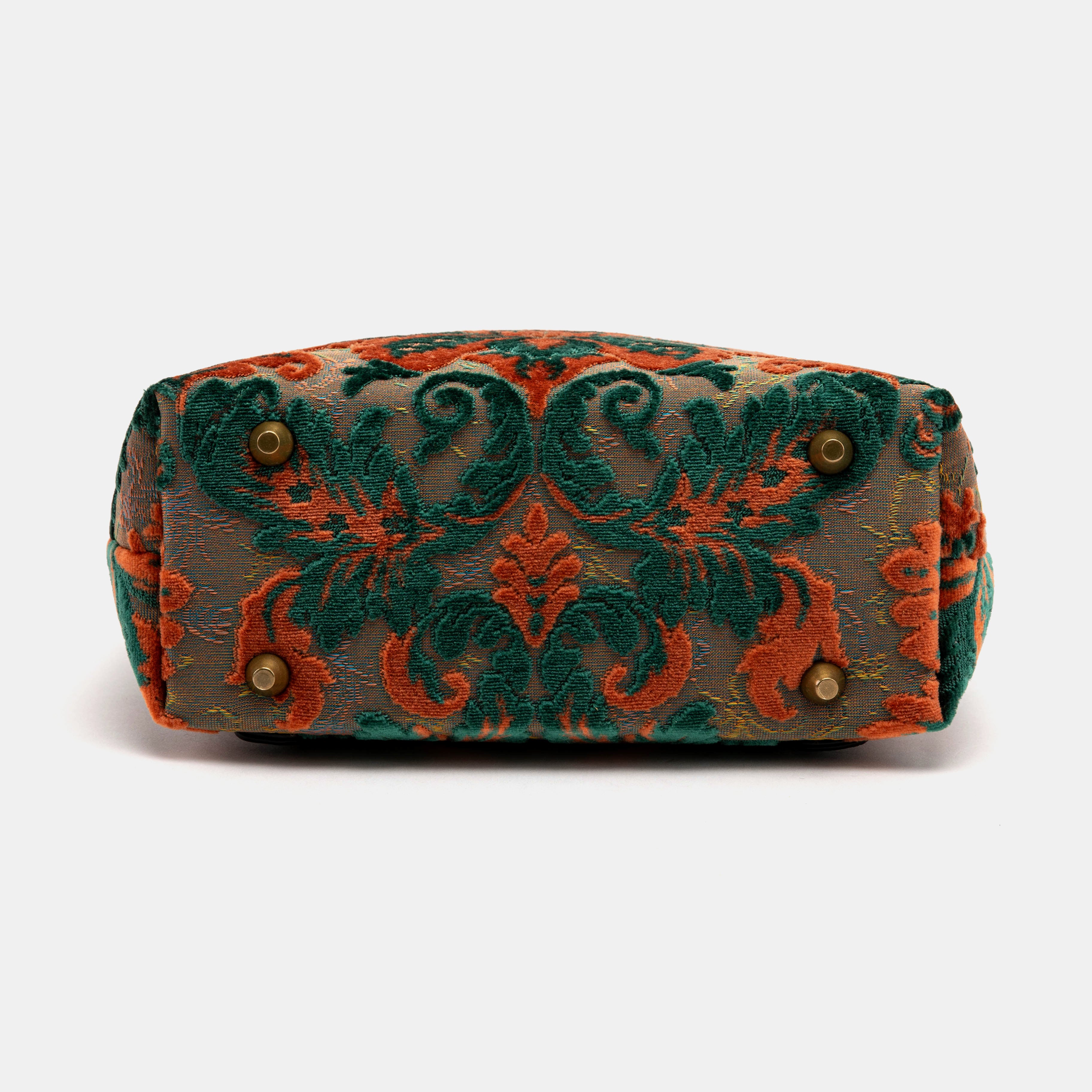 Burnout Velvet Revival Jade Carpet Everyday Backpack Carpetbag of America bottom