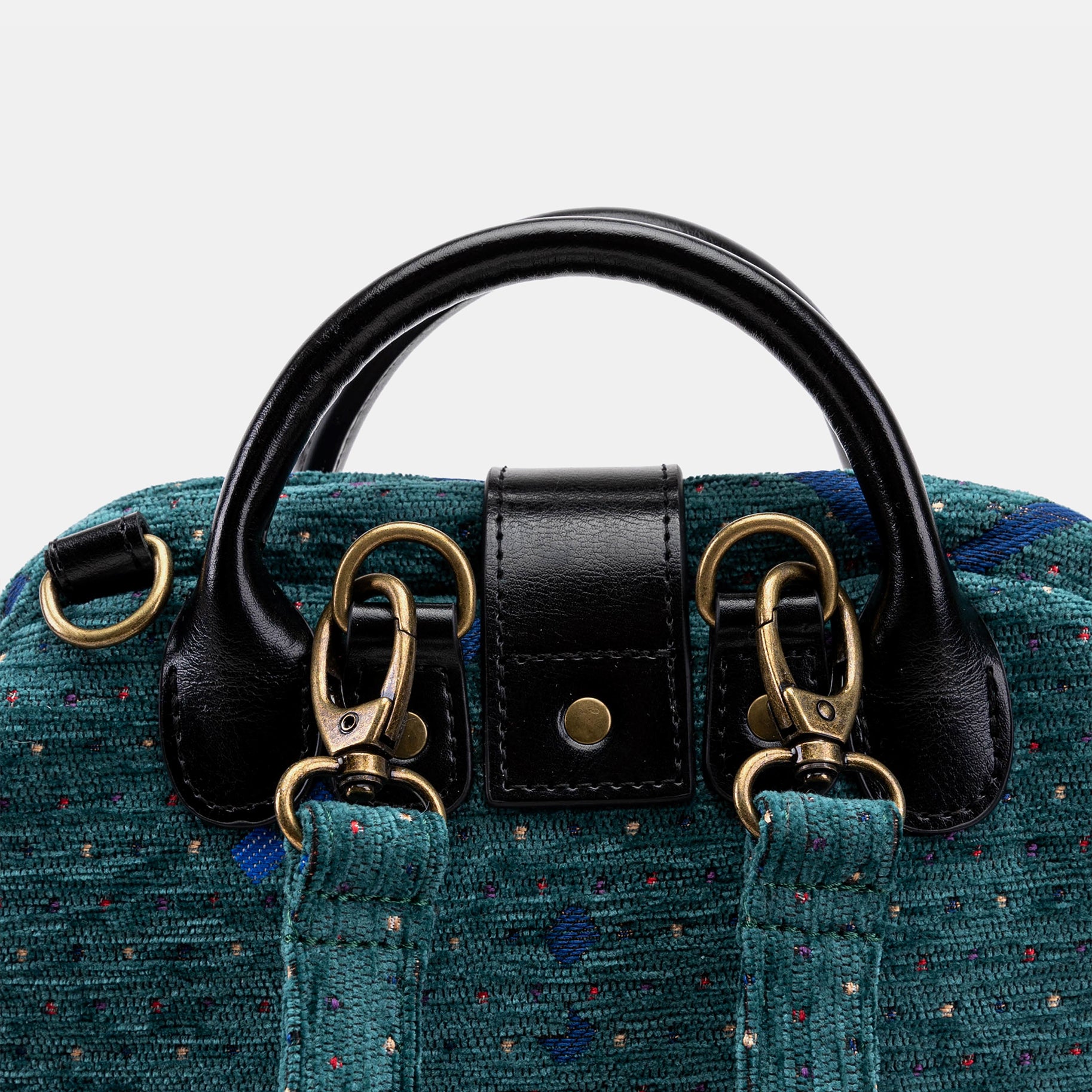 PDX Portland Airport Carpet Everyday Backpack Carpetbag of America back clasp