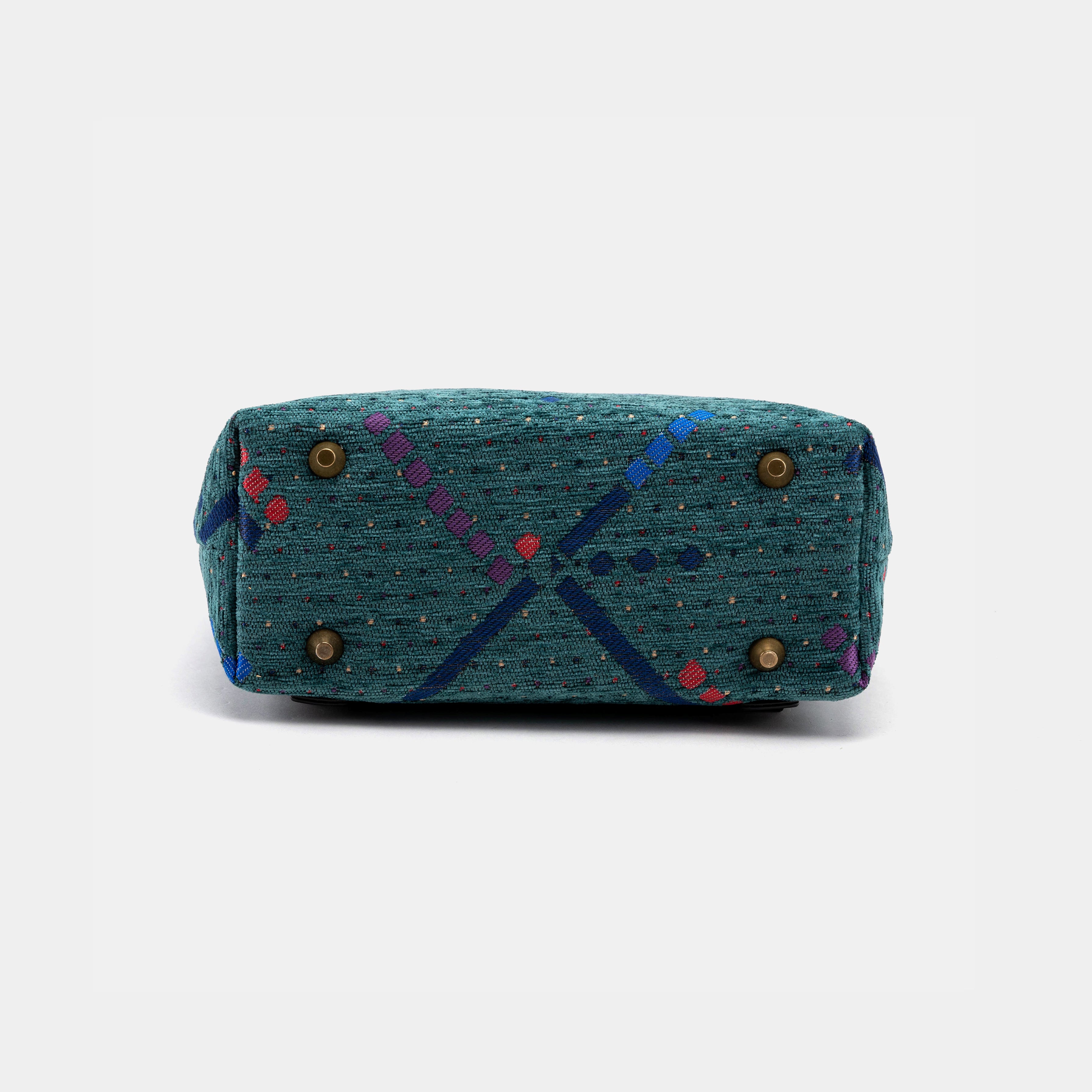 PDX Portland Airport Carpet Everyday Backpack Carpetbag of America bottom