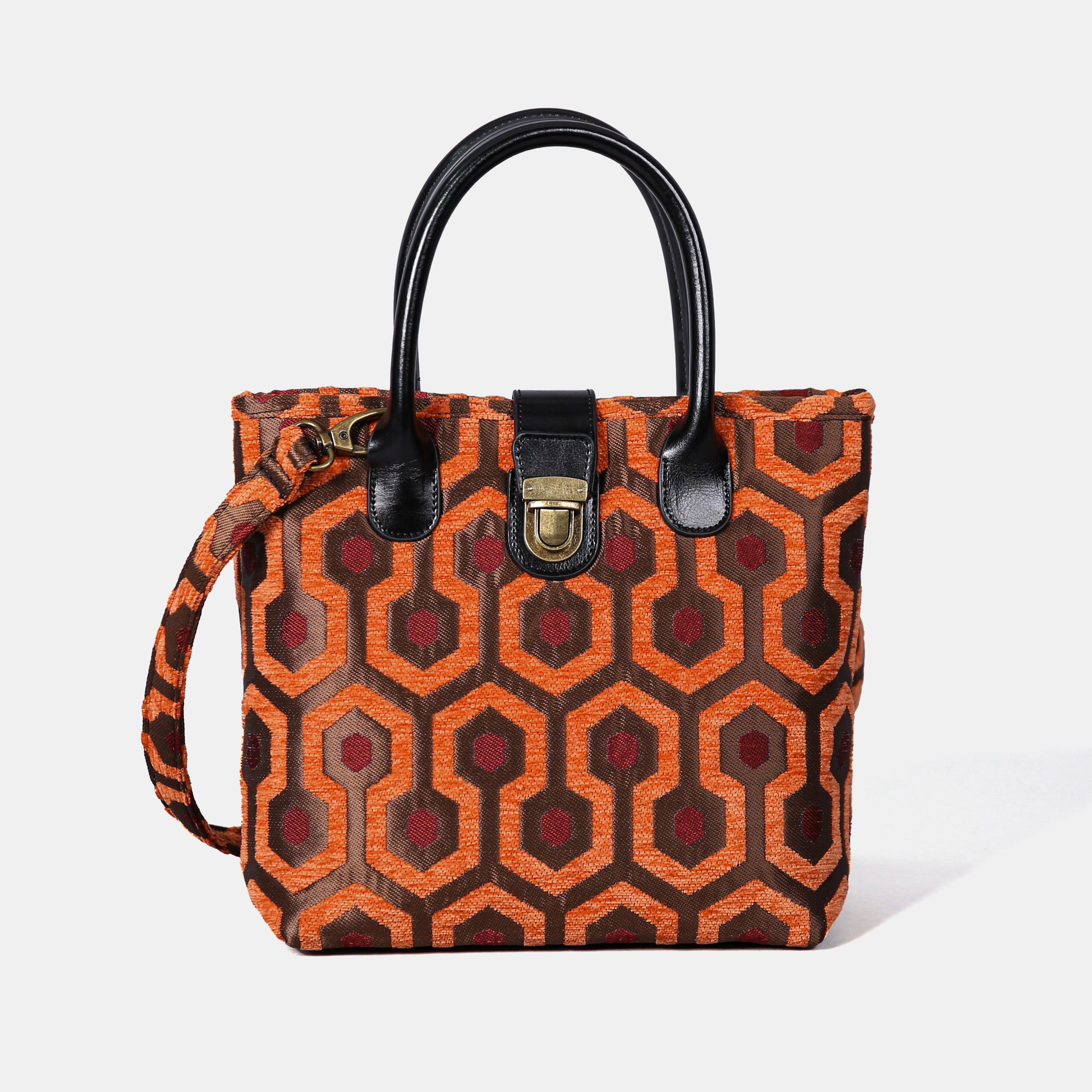 "The Shining" Overlook Hotel Tuck Lock Carpet Satchel carpet bag MCW Handmade