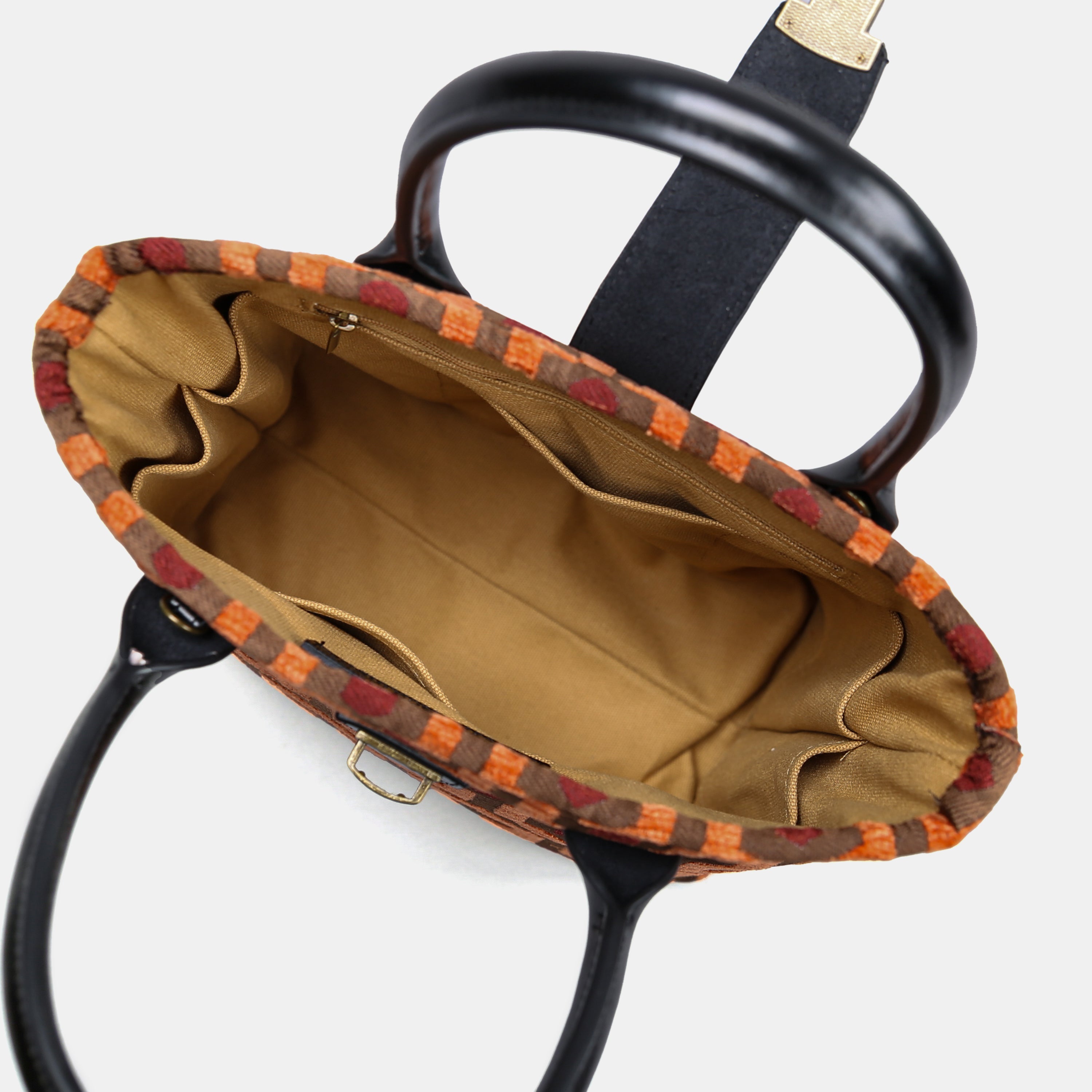 "The Shining" Overlook Hotel Tuck Lock Carpet Satchel carpet bag MCW Handmade-5