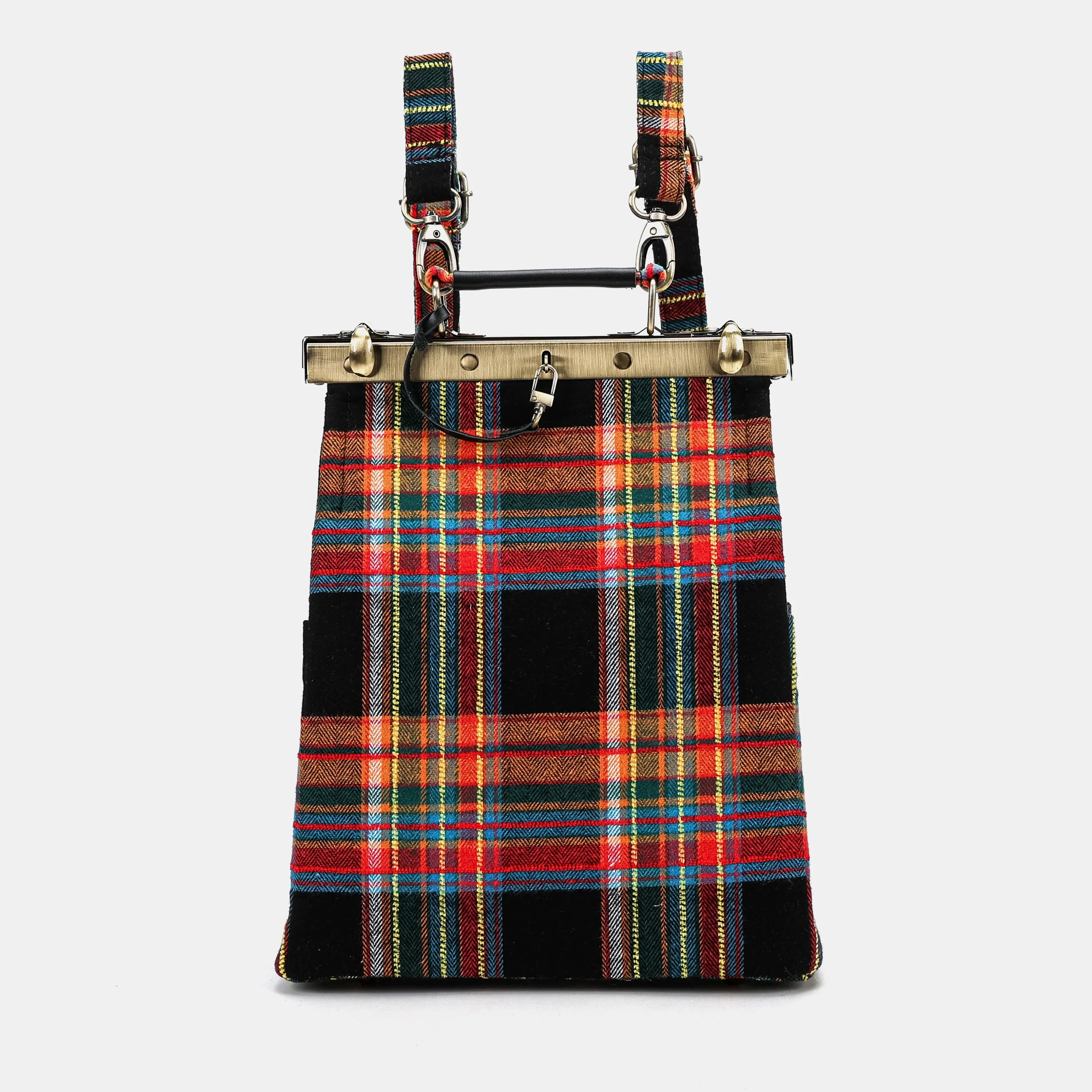 Tartan Stewart Black Helena Carpet Gladstone Backpack of America main