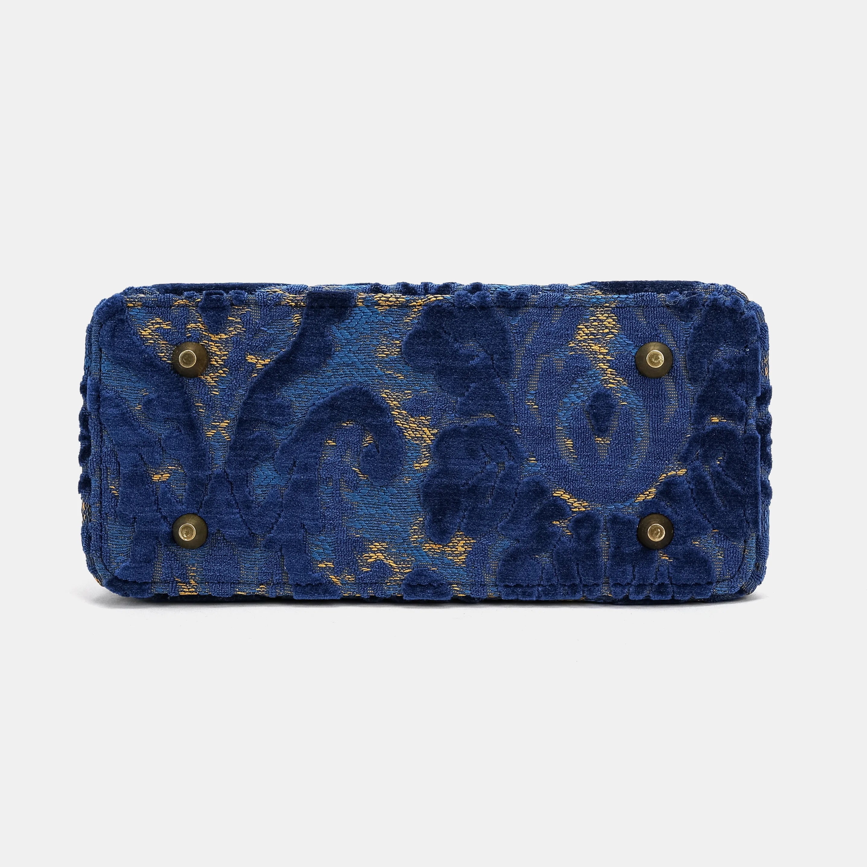 Burnout velvet Navy Helena Carpet Gladstone Backpack of America bottom