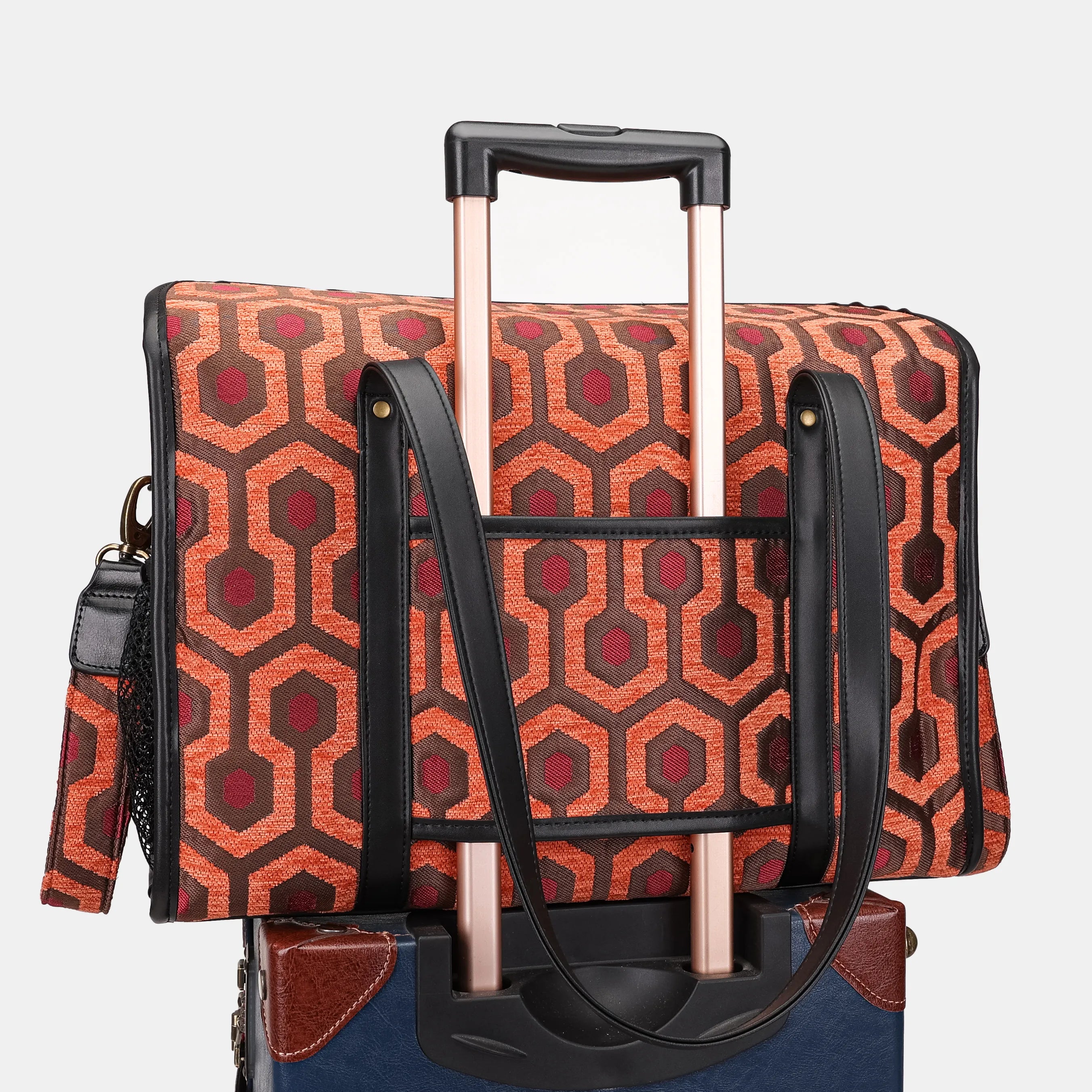 ''The Shining'' Overlook Hotel Vintage Carpet Diaper Bag of America luggage sleeve