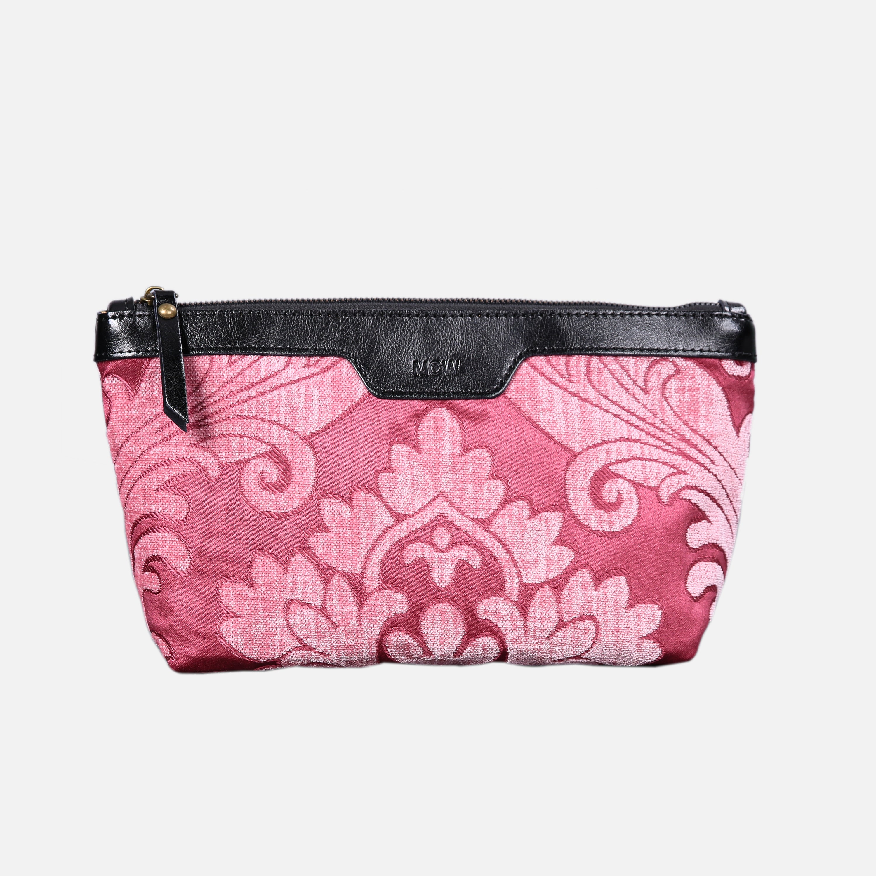 Queen Rose Pink Carpet Makeup Bag carpet bag MCW Handmade