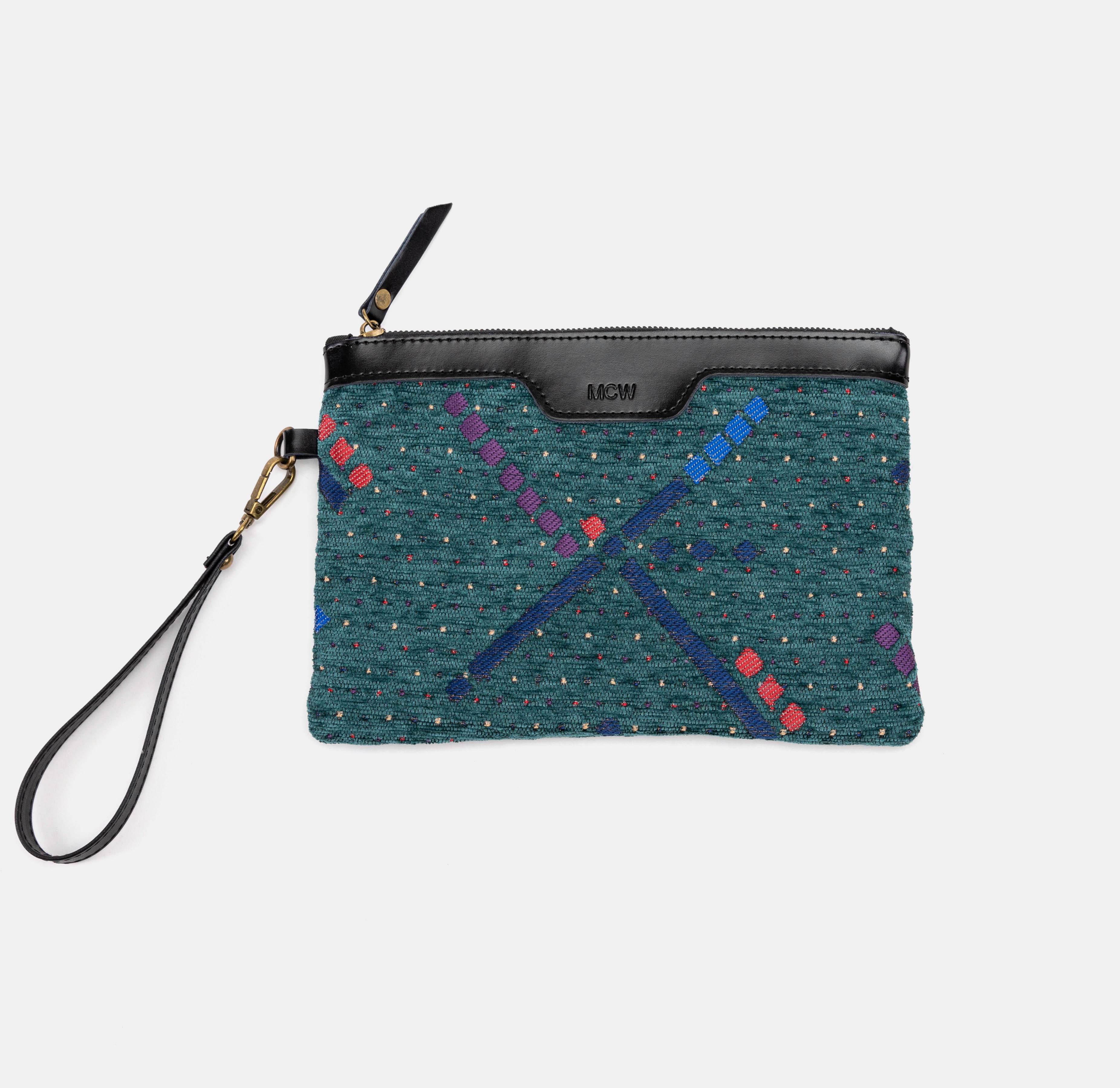 PDX Portland Airport Wristlet Clutch front