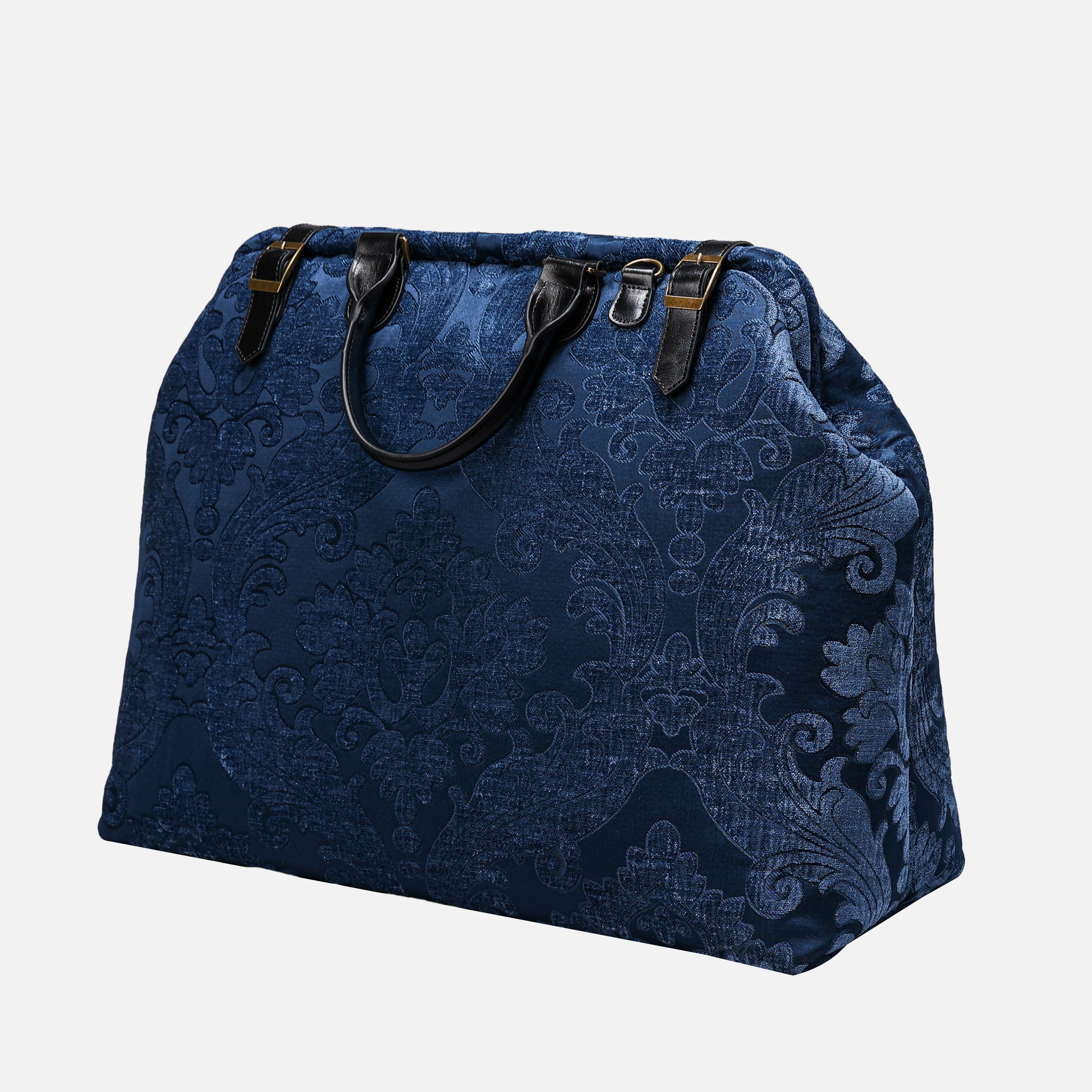 Queen Royal Blue Men's Carpetbag carpet bag MCW Handmade-3