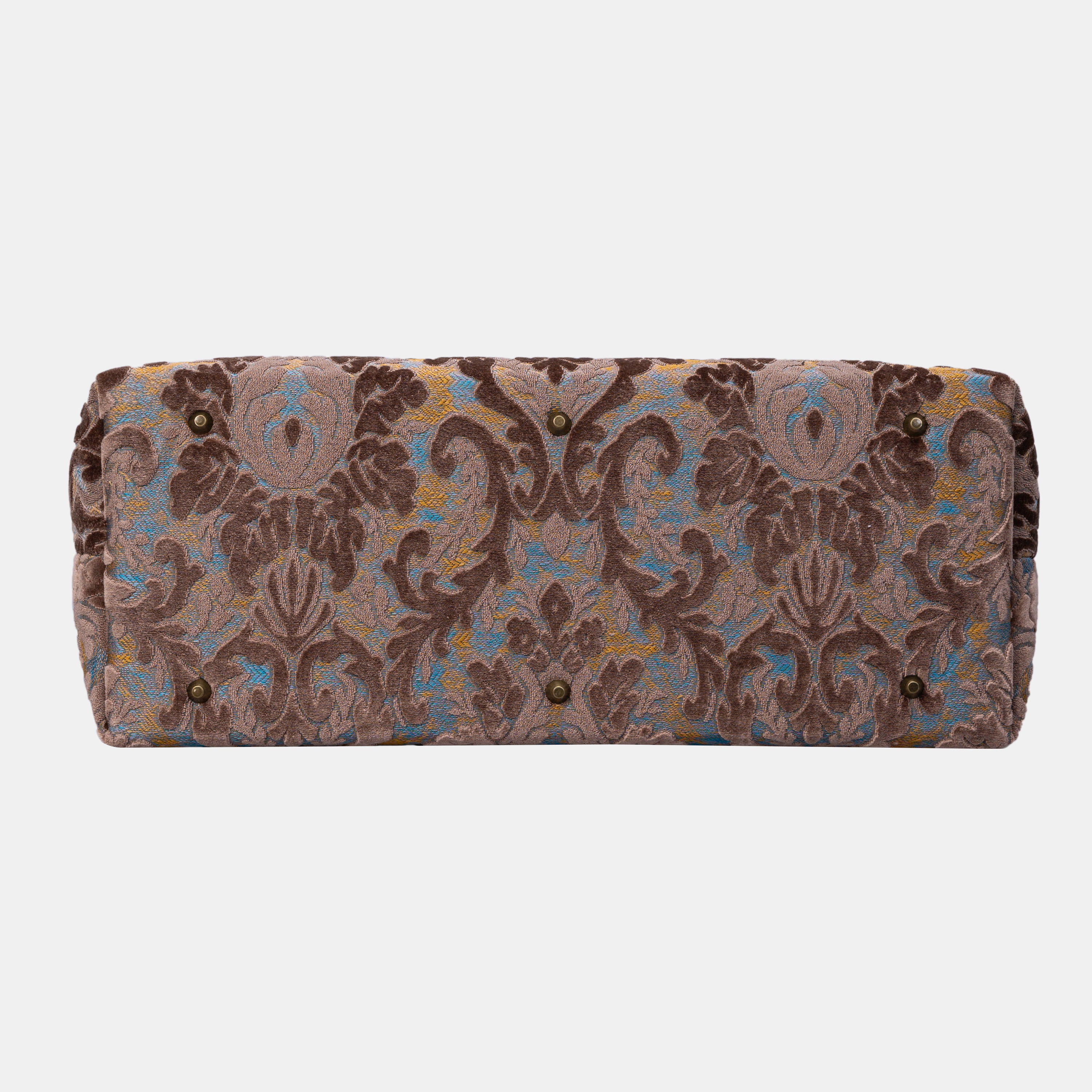 Burnout Velvet Camel Men's Carpetbag carpet bag MCW Handmade-4