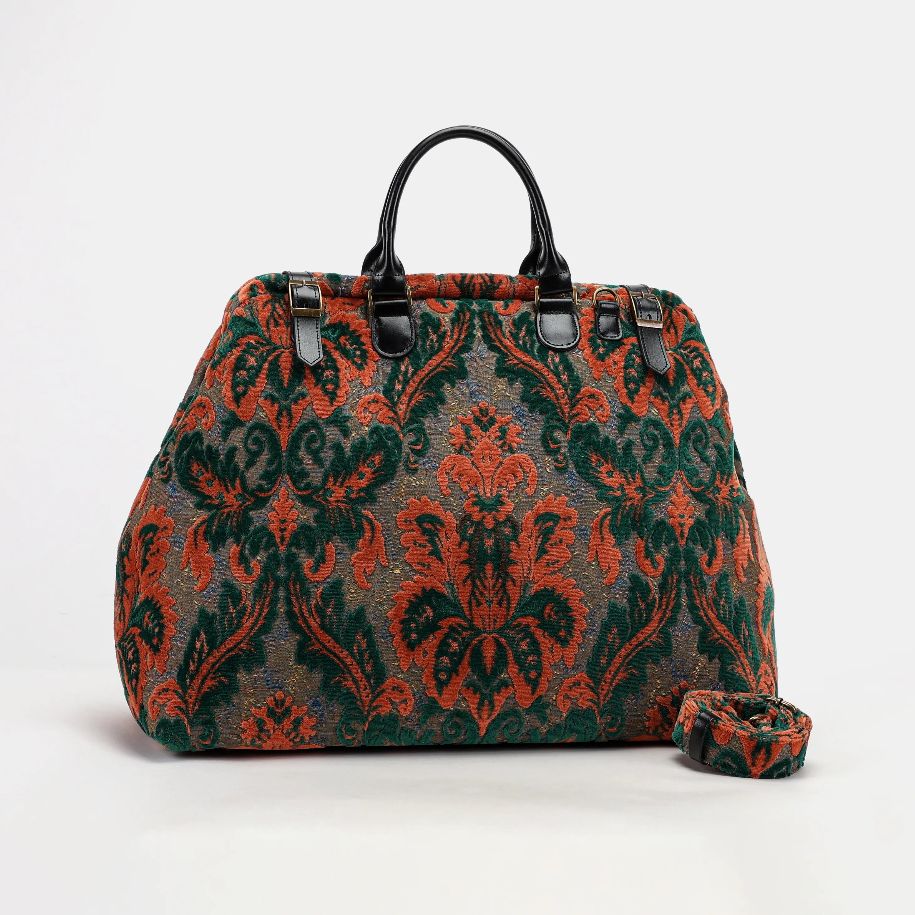 Burnout Velvet Revival Jade Men's Carpetbag Carpetbag of America main