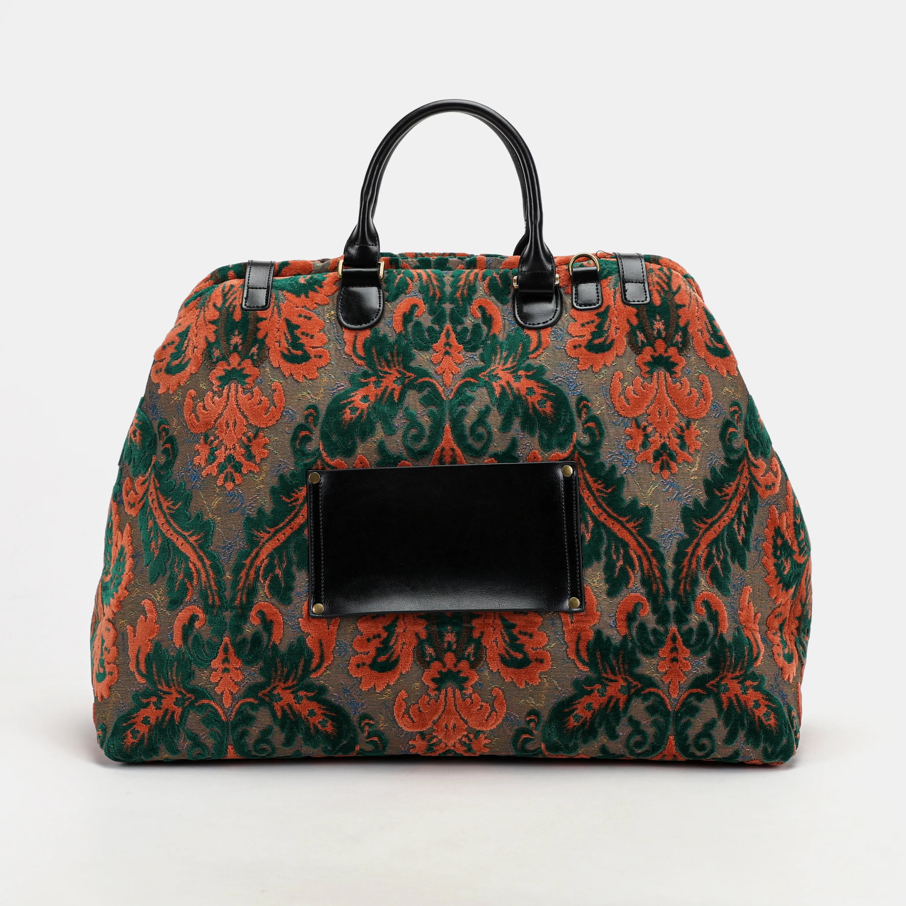 Burnout Velvet Revival Jade Men's Carpetbag Carpetbag of America back