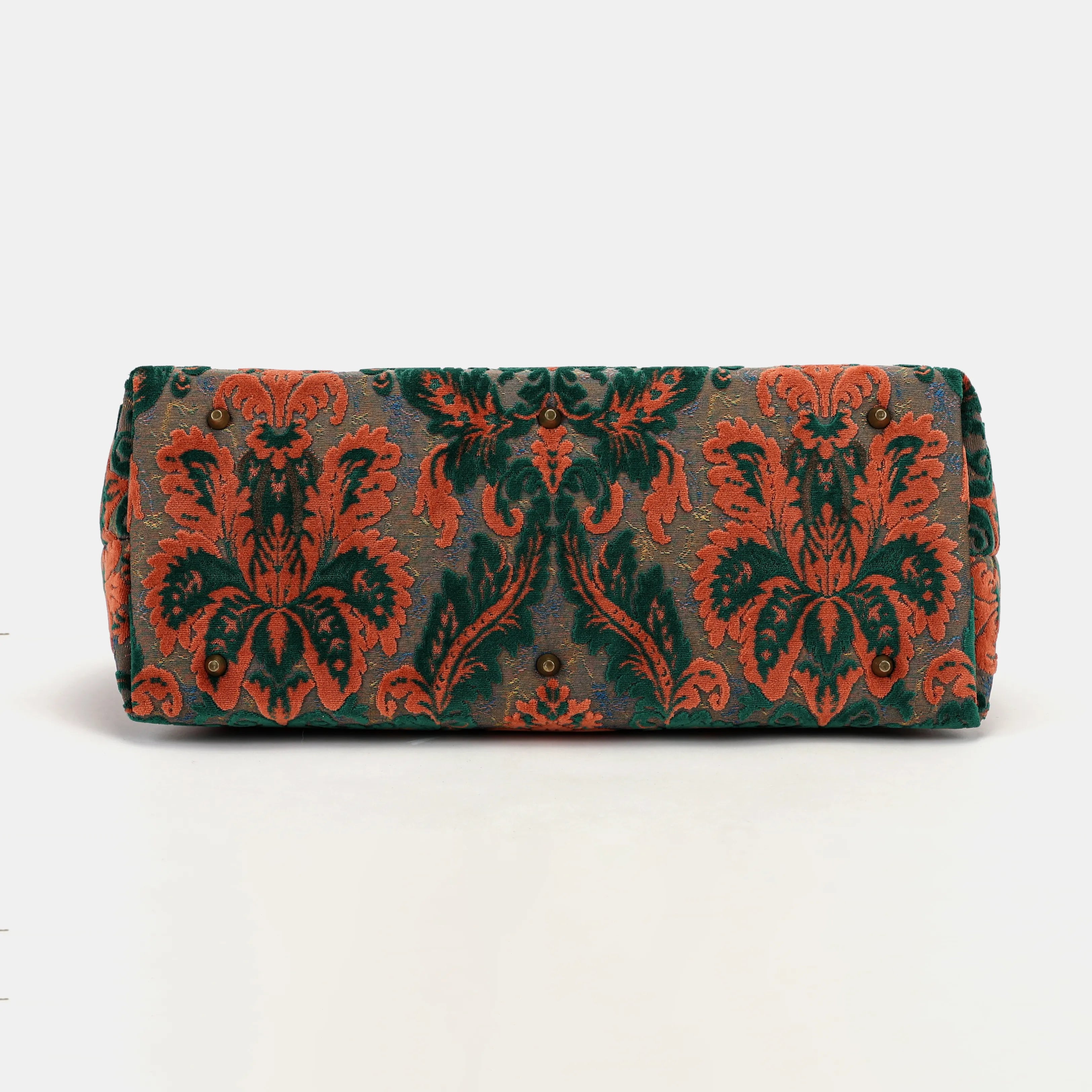 Burnout Velvet Revival Jade Men's Carpetbag Carpetbag of America bottom