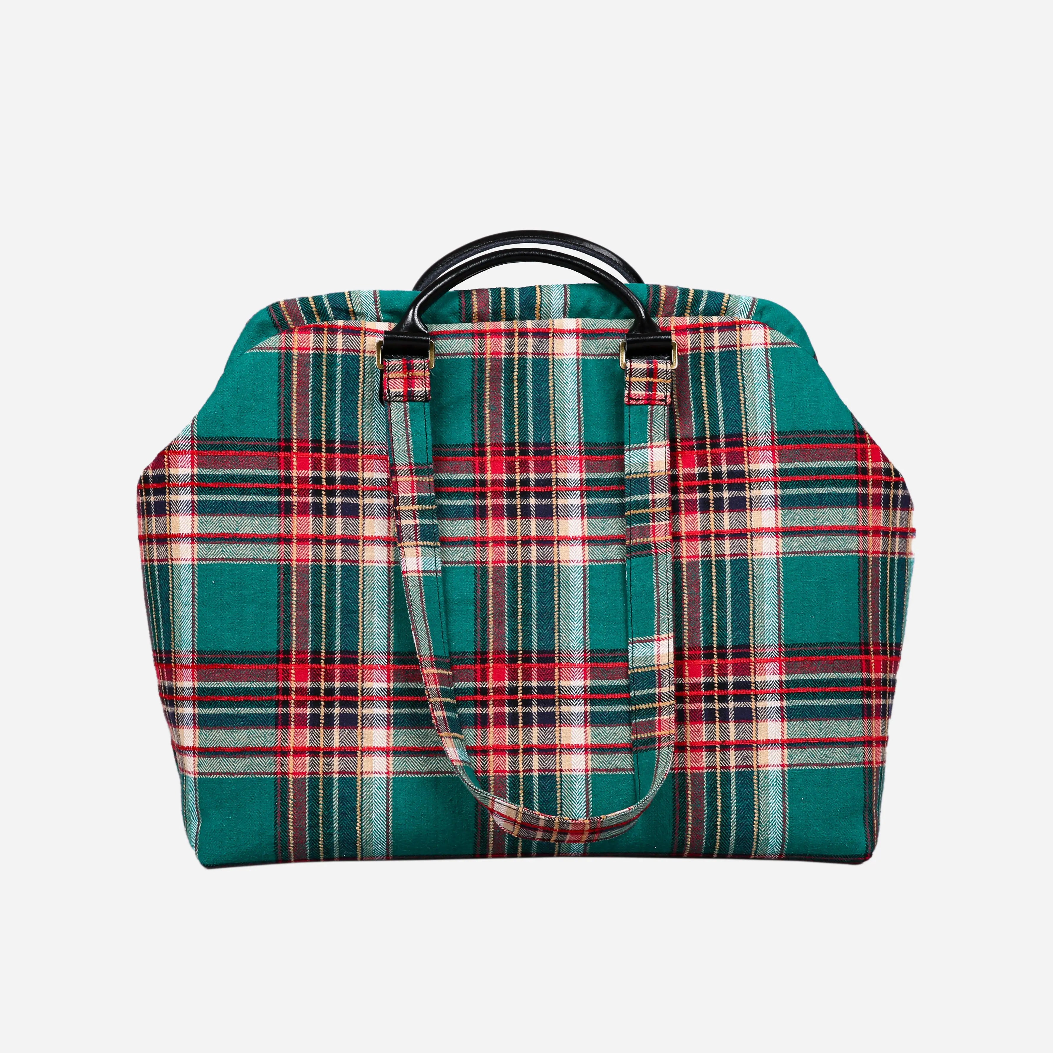 Tartan Stewart Green Knitting Project Bag of America-main