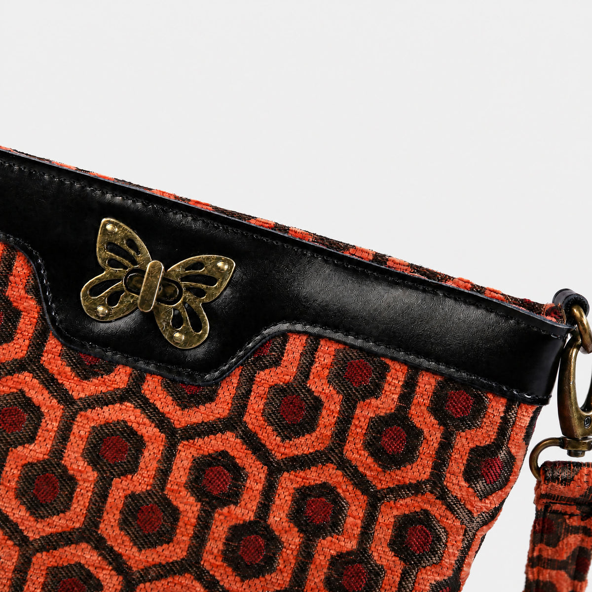 "The Shining" Overlook Hotel Carpet Crossbody Bag carpet bag MCW Handmade of America details