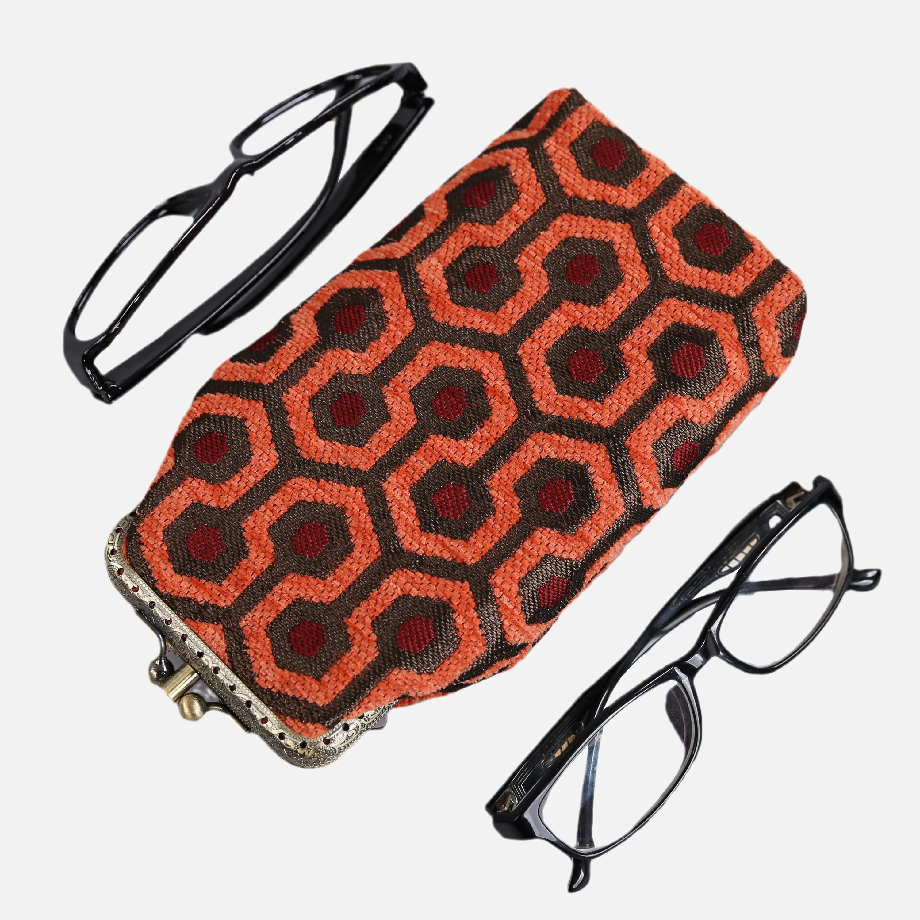 "The Shining" Overlook Hotel Carpet Eyeglasses Case of America with glasses-2