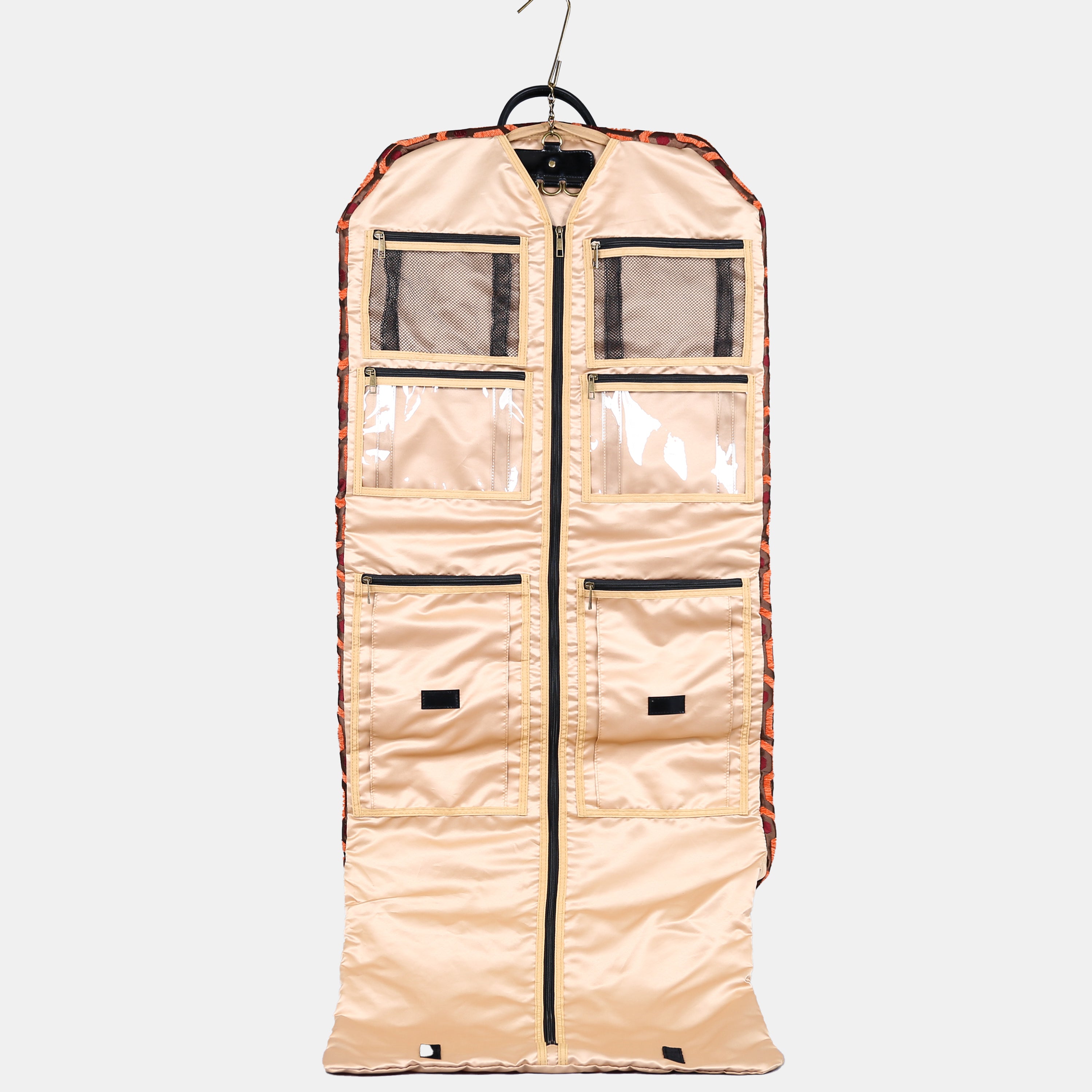 "The Shining" Overlook Hotel Carpet Garment Bag carpet bag of America inside