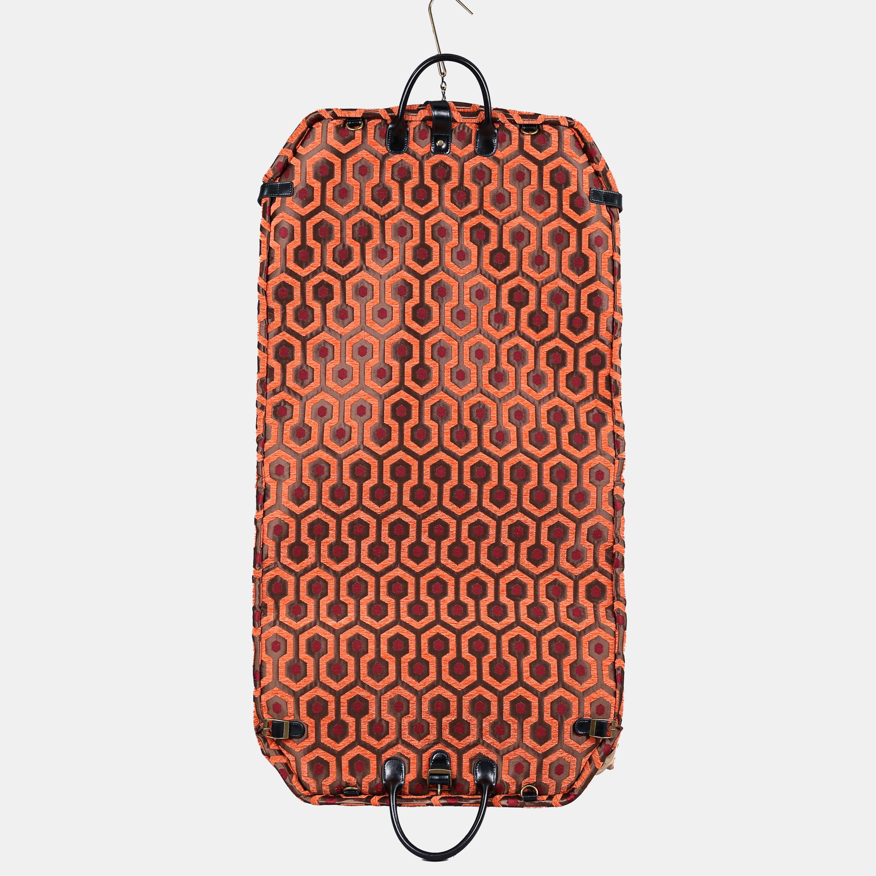 "The Shining" Overlook Hotel Carpet Garment Bag carpet bag of America back